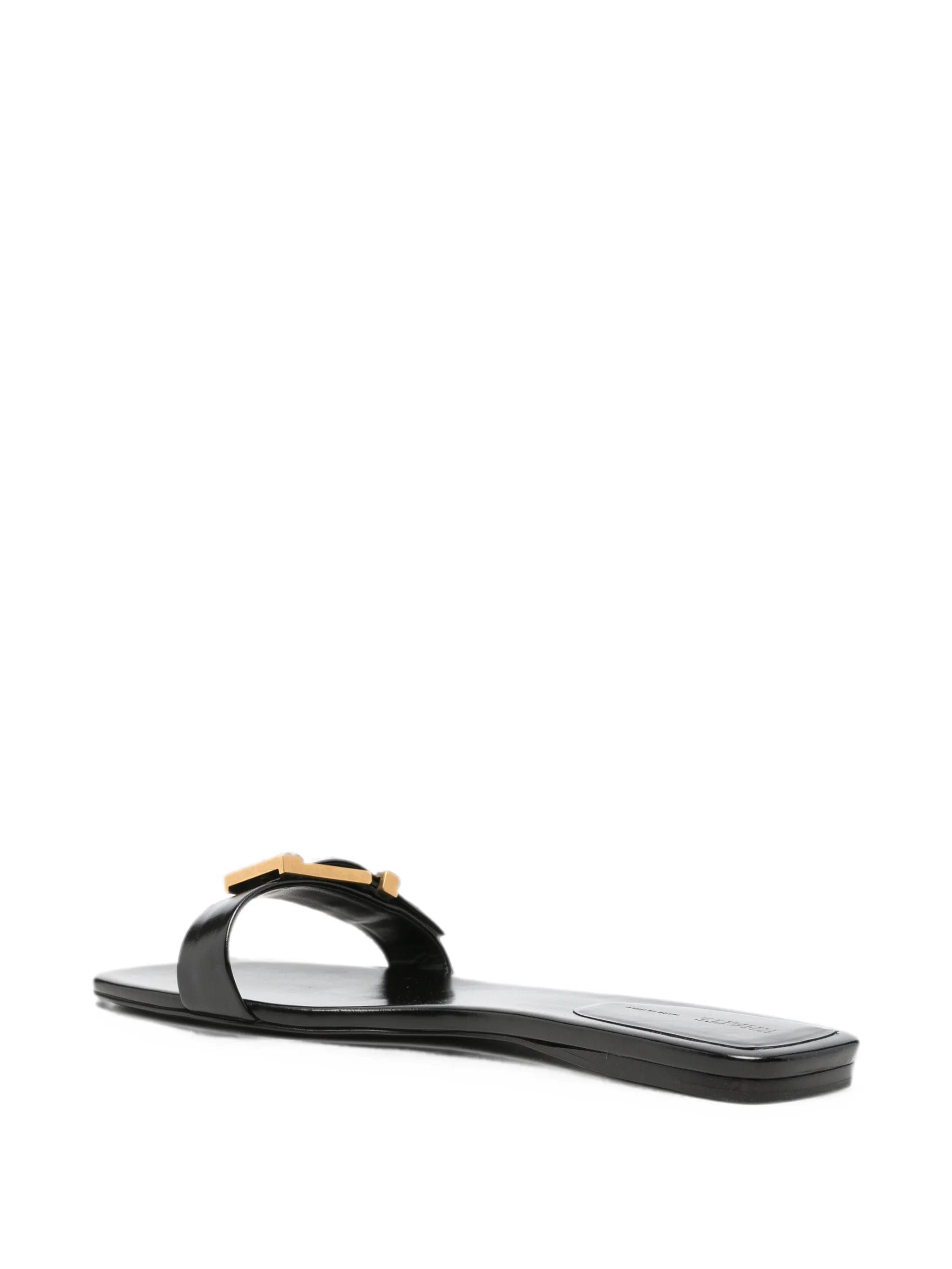 Khaite Manhattan buckled - strap flat sandals