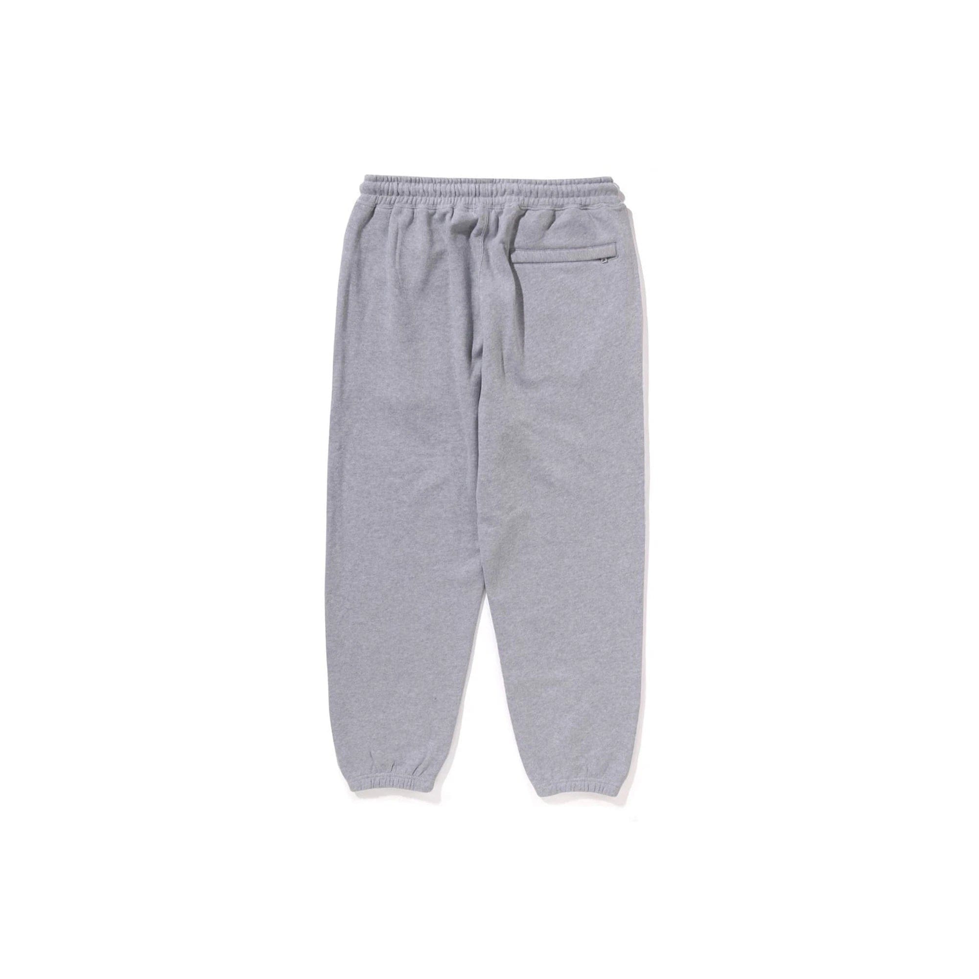 A Bathing Ape BAPE One Point Relaxed Fit Sweatpants Grey