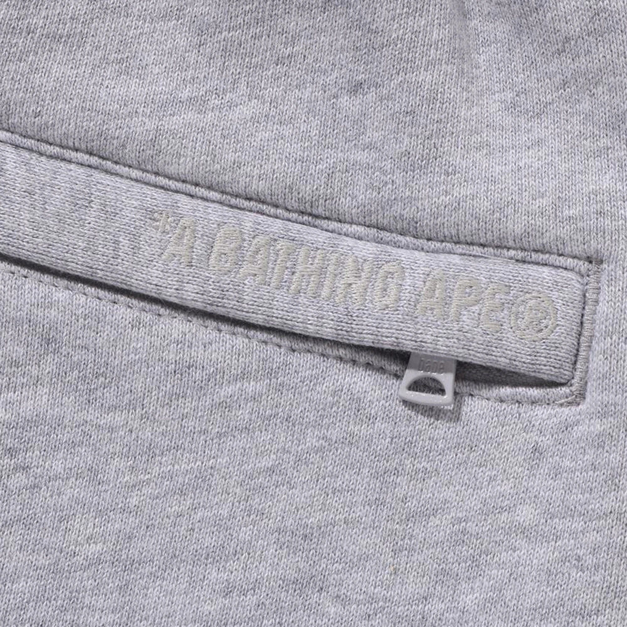 A Bathing Ape BAPE One Point Relaxed Fit Sweatpants Grey