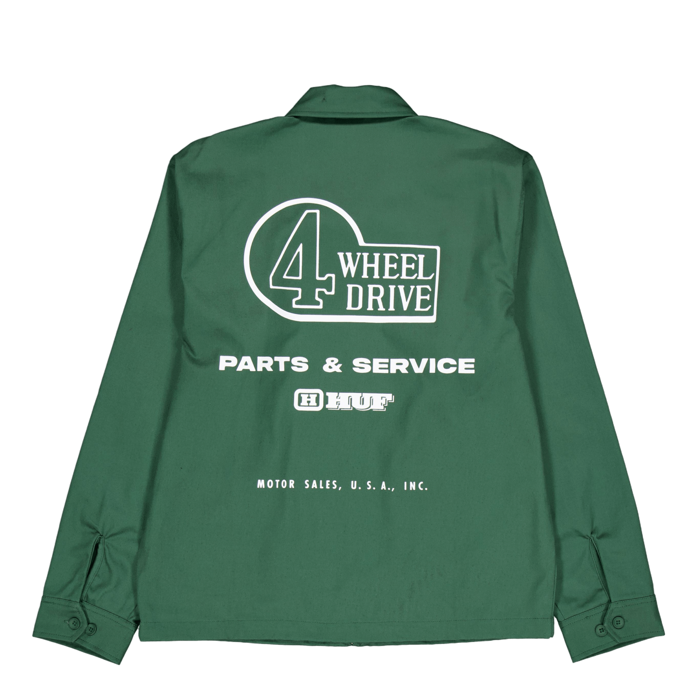 HUF Parts & Service Jacket Forest Green