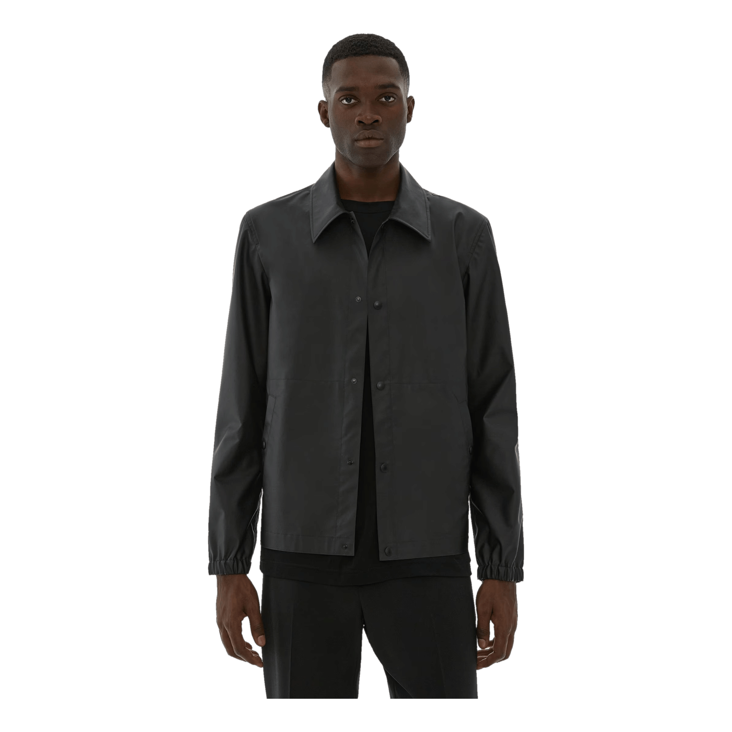 Helmut Lang Stadium Jacket.lamin Black