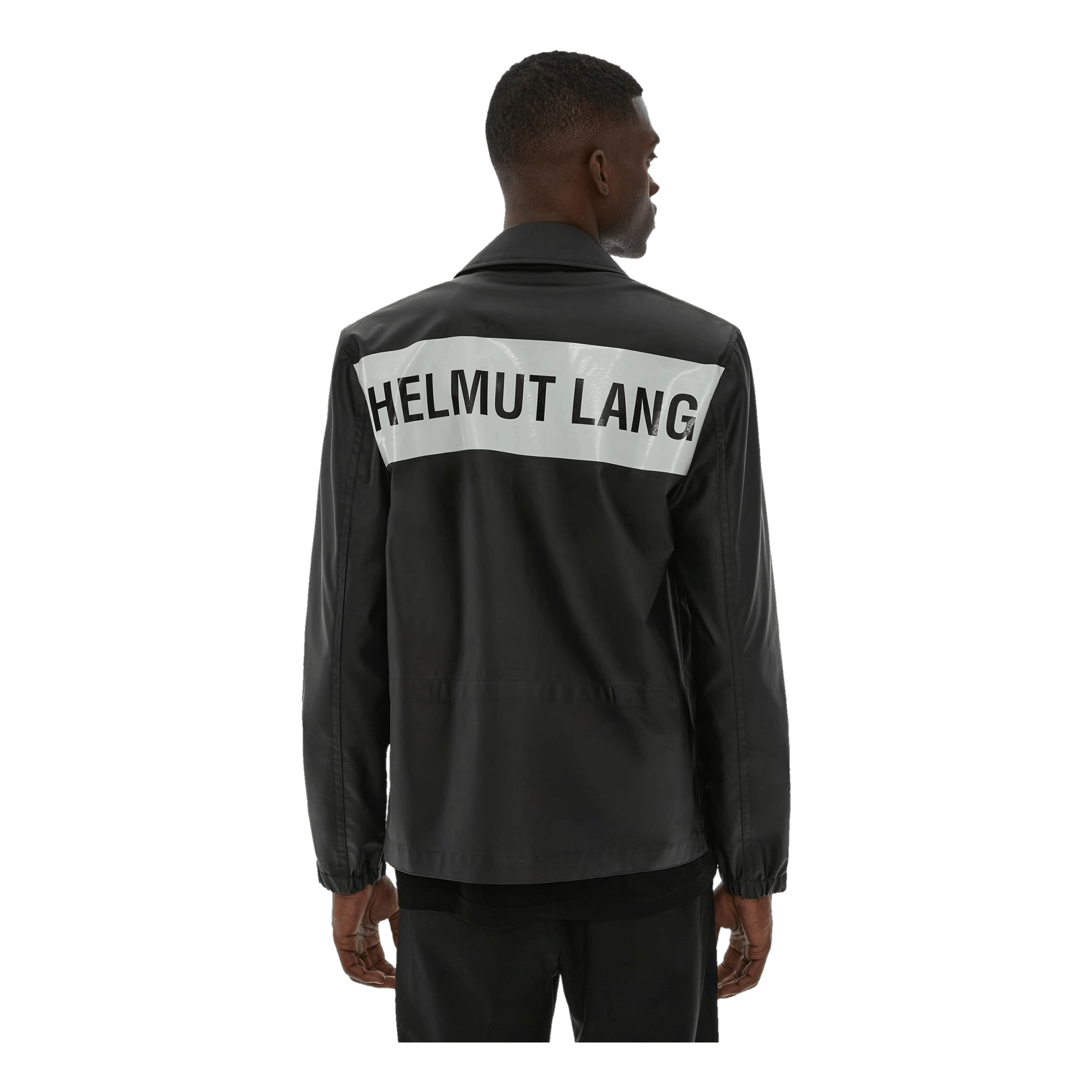 Helmut Lang Stadium Jacket.lamin Black