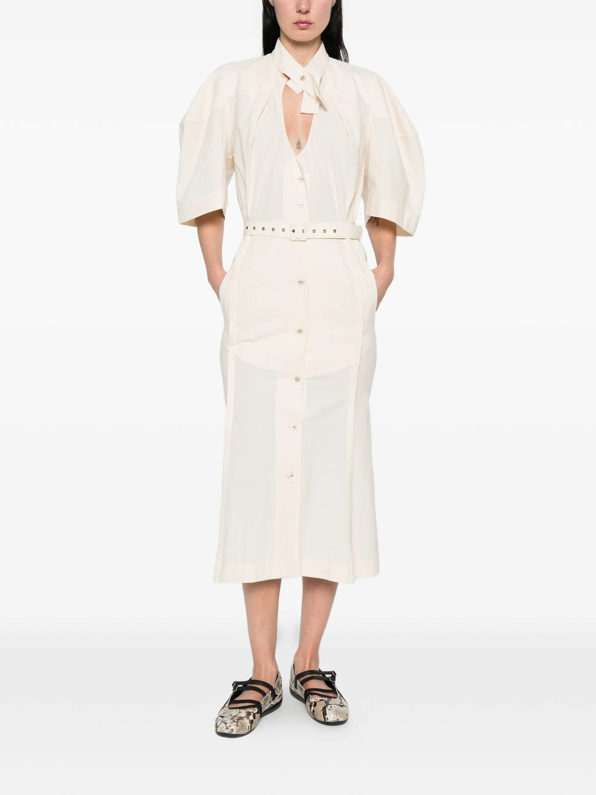 Vivienne Westwood belted loop midi dress