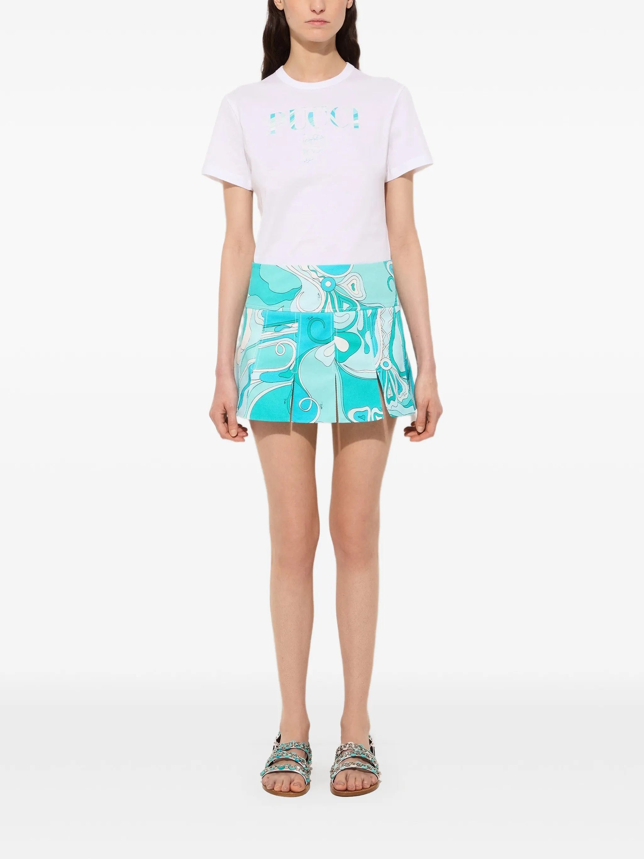 PUCCI cotton T - shirt with Pucci logo