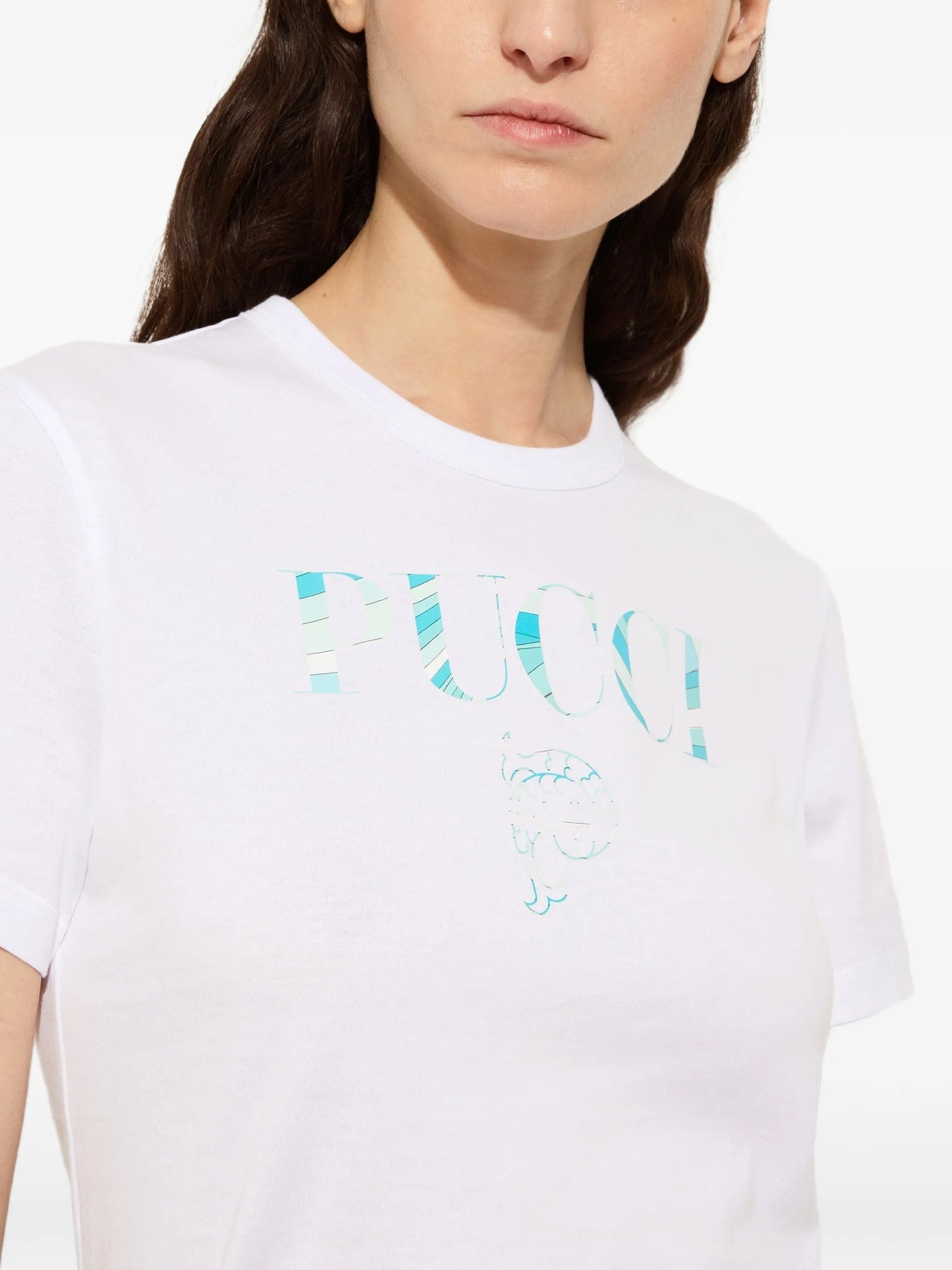 PUCCI cotton T - shirt with Pucci logo
