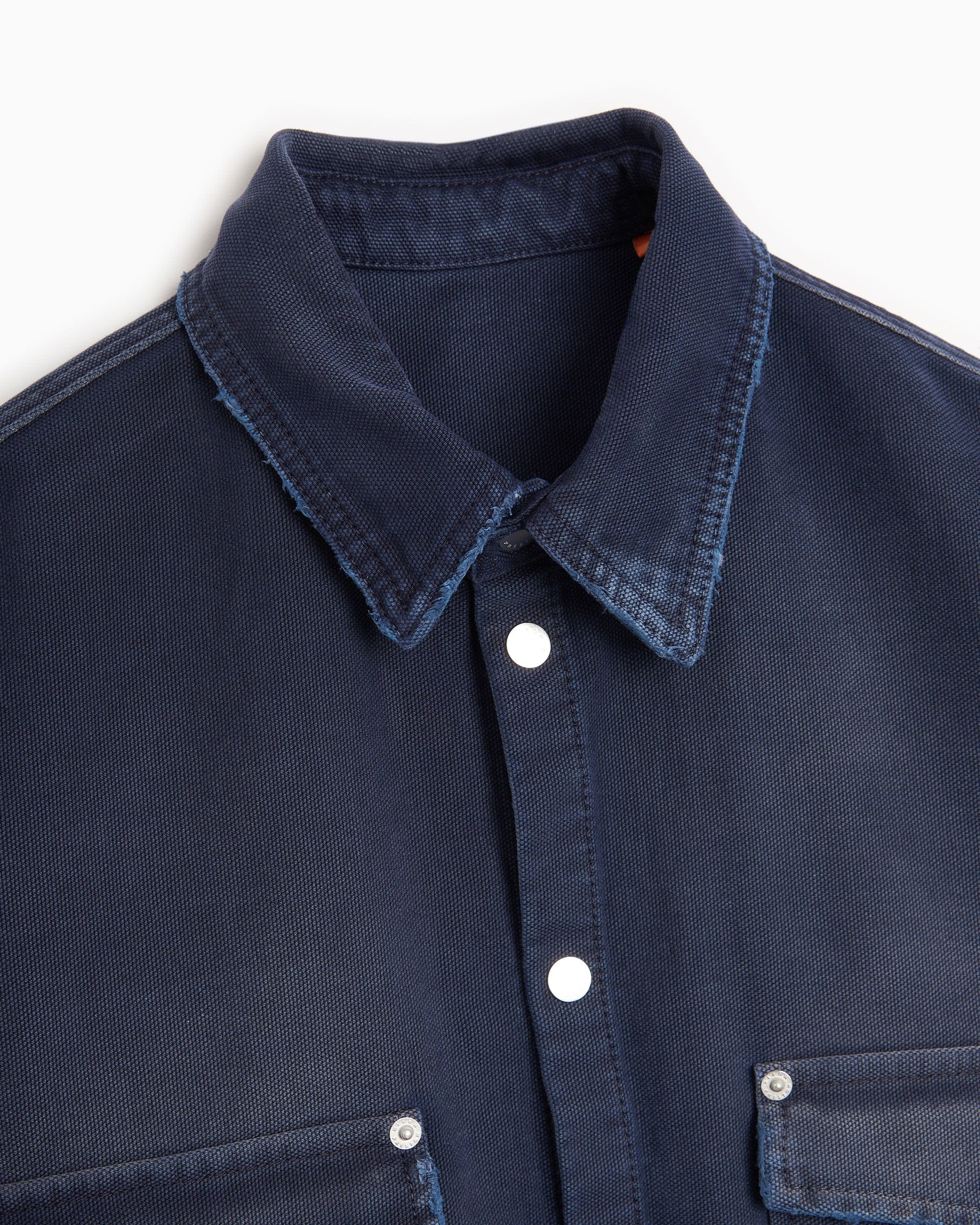 Heron Preston Camisa Heron Preston Distressed Canvas Men's Shirt para hombre
