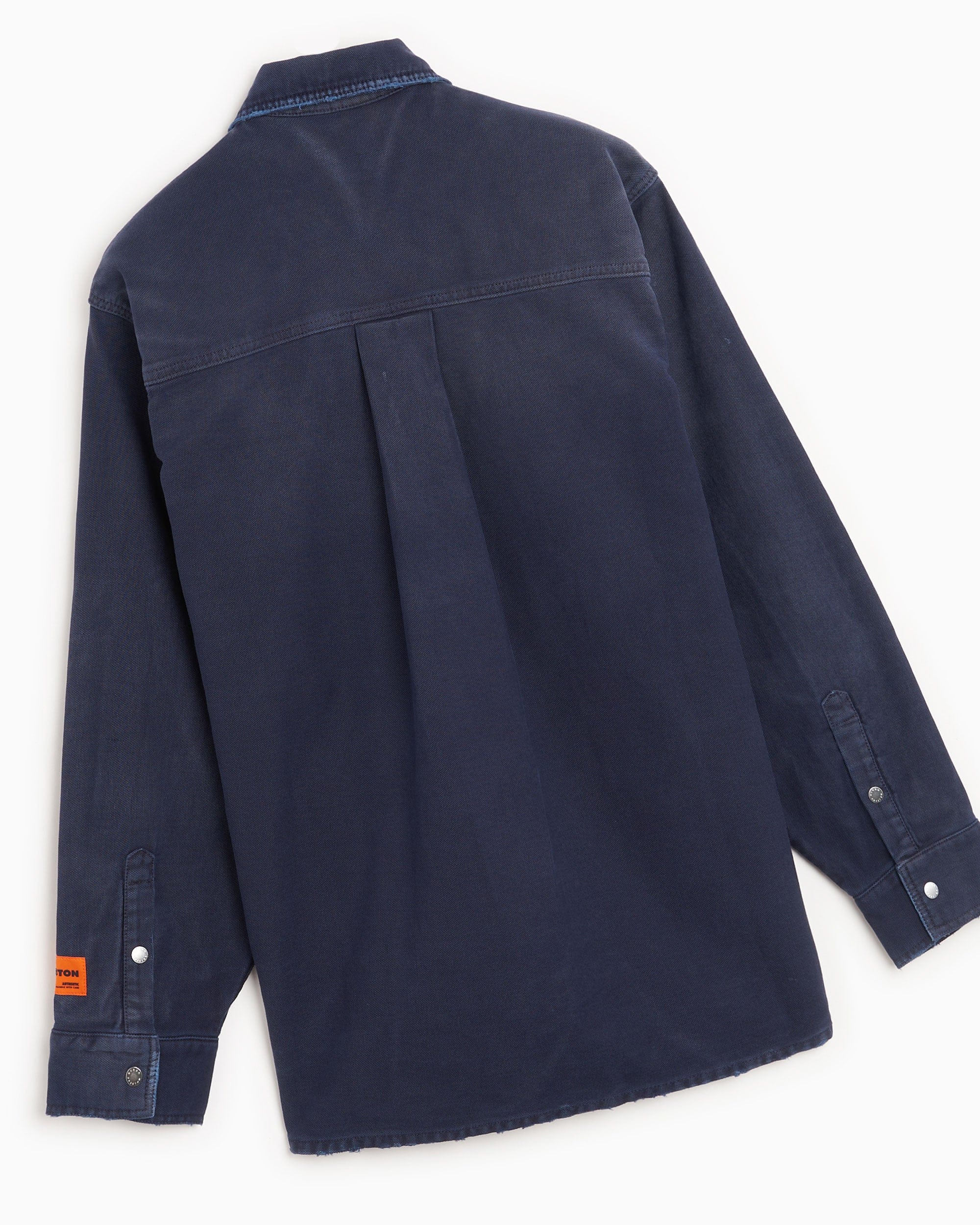 Heron Preston Camisa Heron Preston Distressed Canvas Men's Shirt para hombre