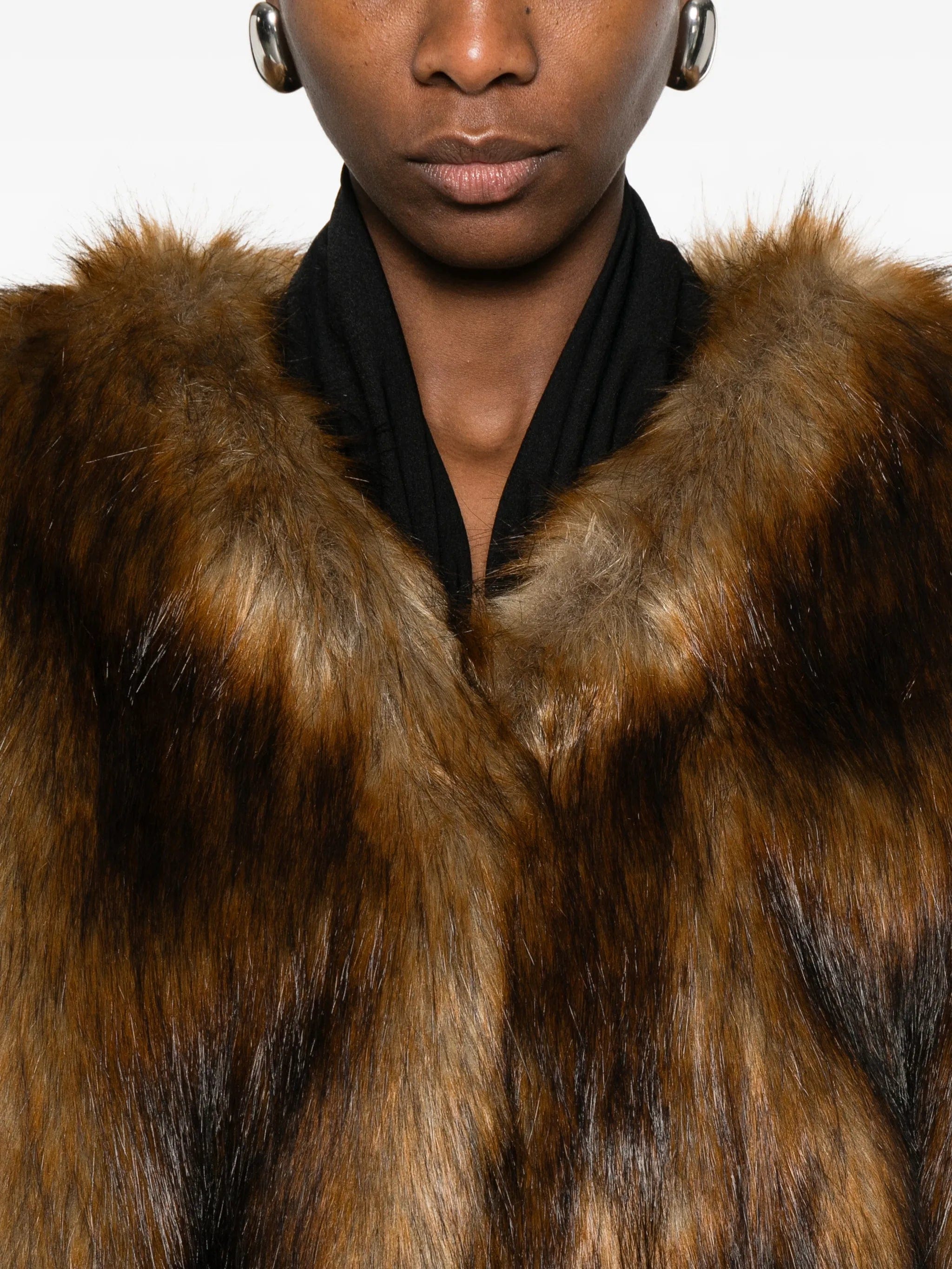 Alexander Wang cropped faux - fur jacket