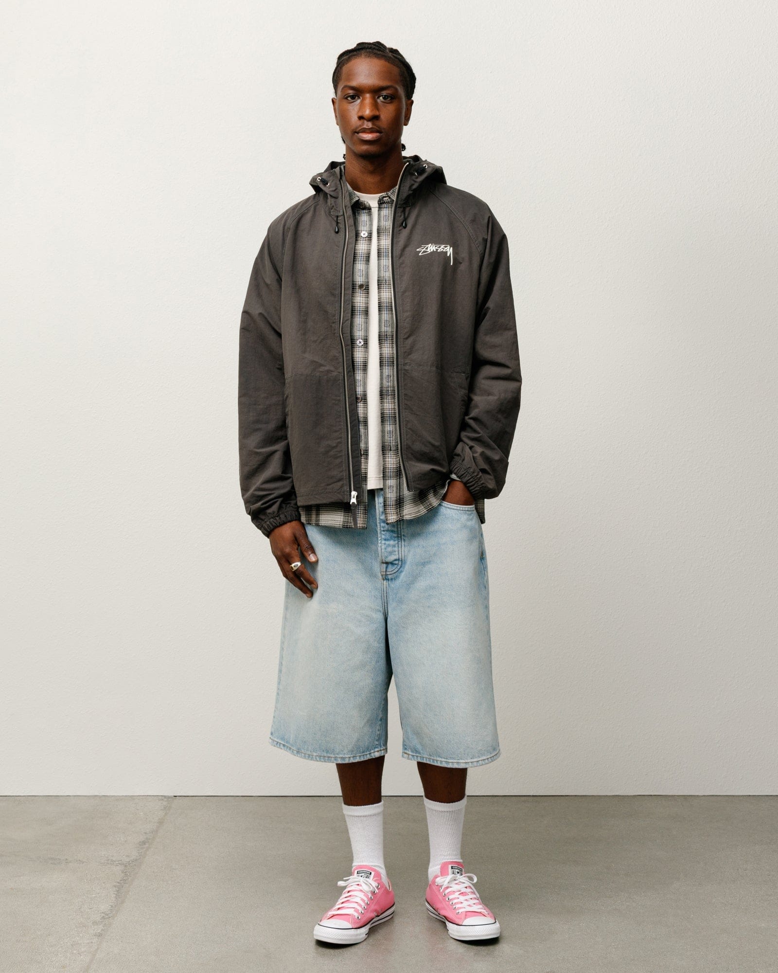 Stüssy Beach Shell Wave Dye - Black