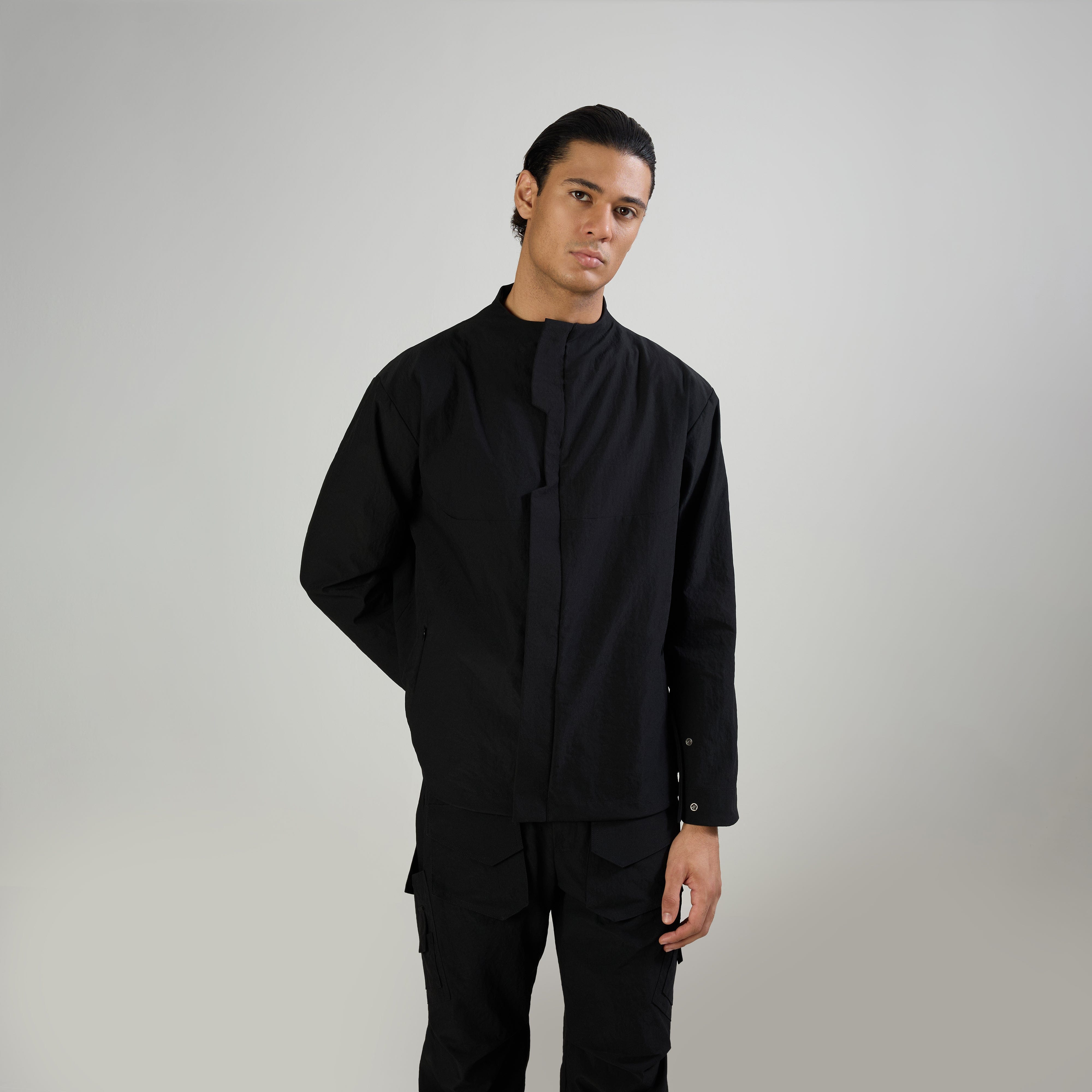 Warping Theories TECHNICAL JACKET - BLACK