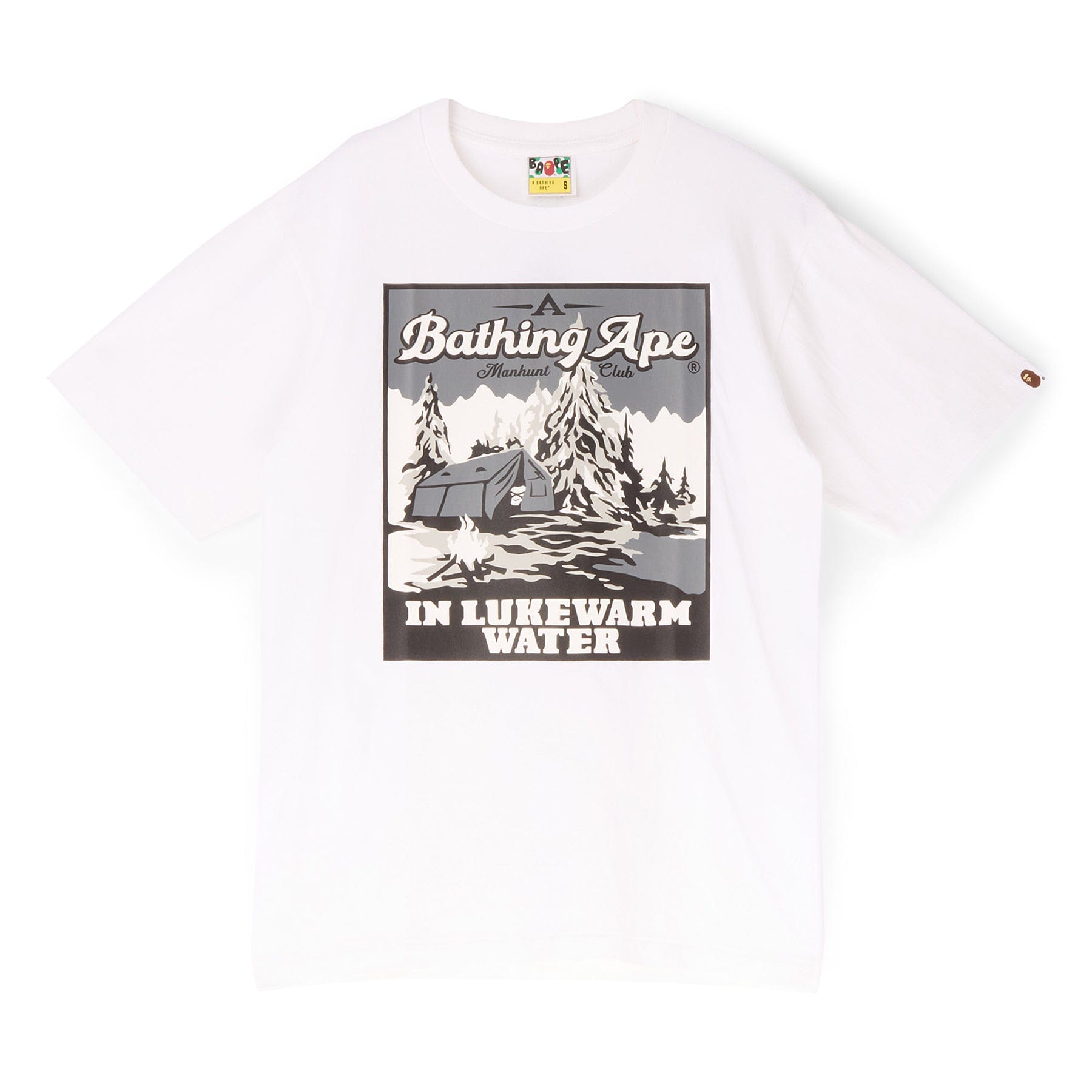 A Bathing Ape Base Camp T-Shirt (White)