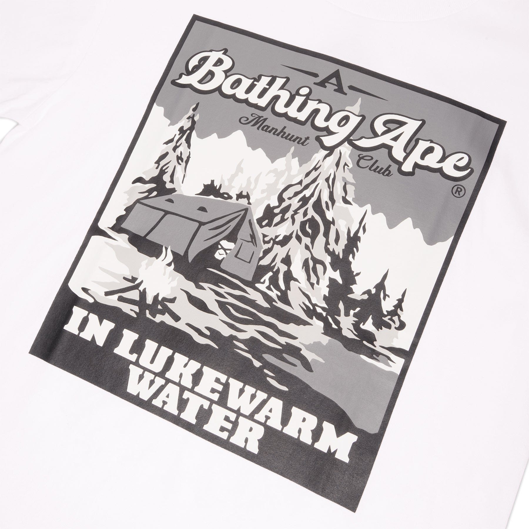A Bathing Ape Base Camp T-Shirt (White)