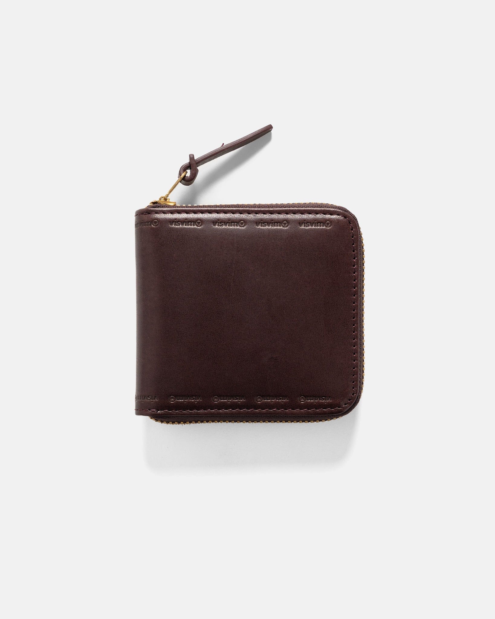 Visvim Leather Bi - Fold Burgundy
