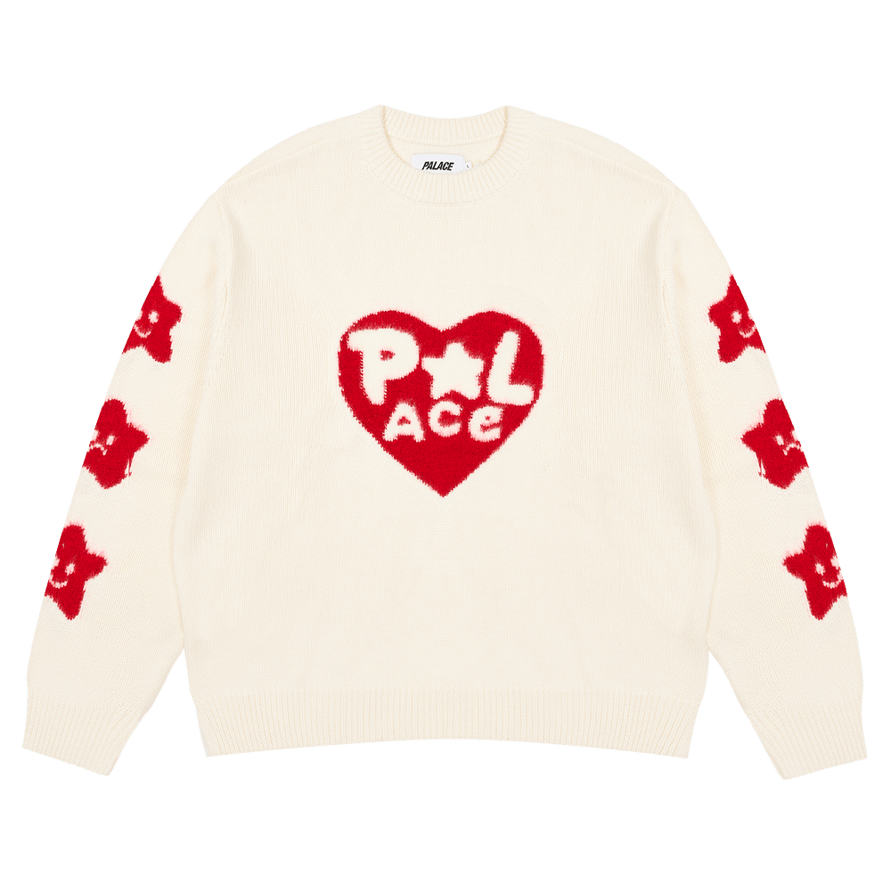 Palace Cosy Knit Soft White