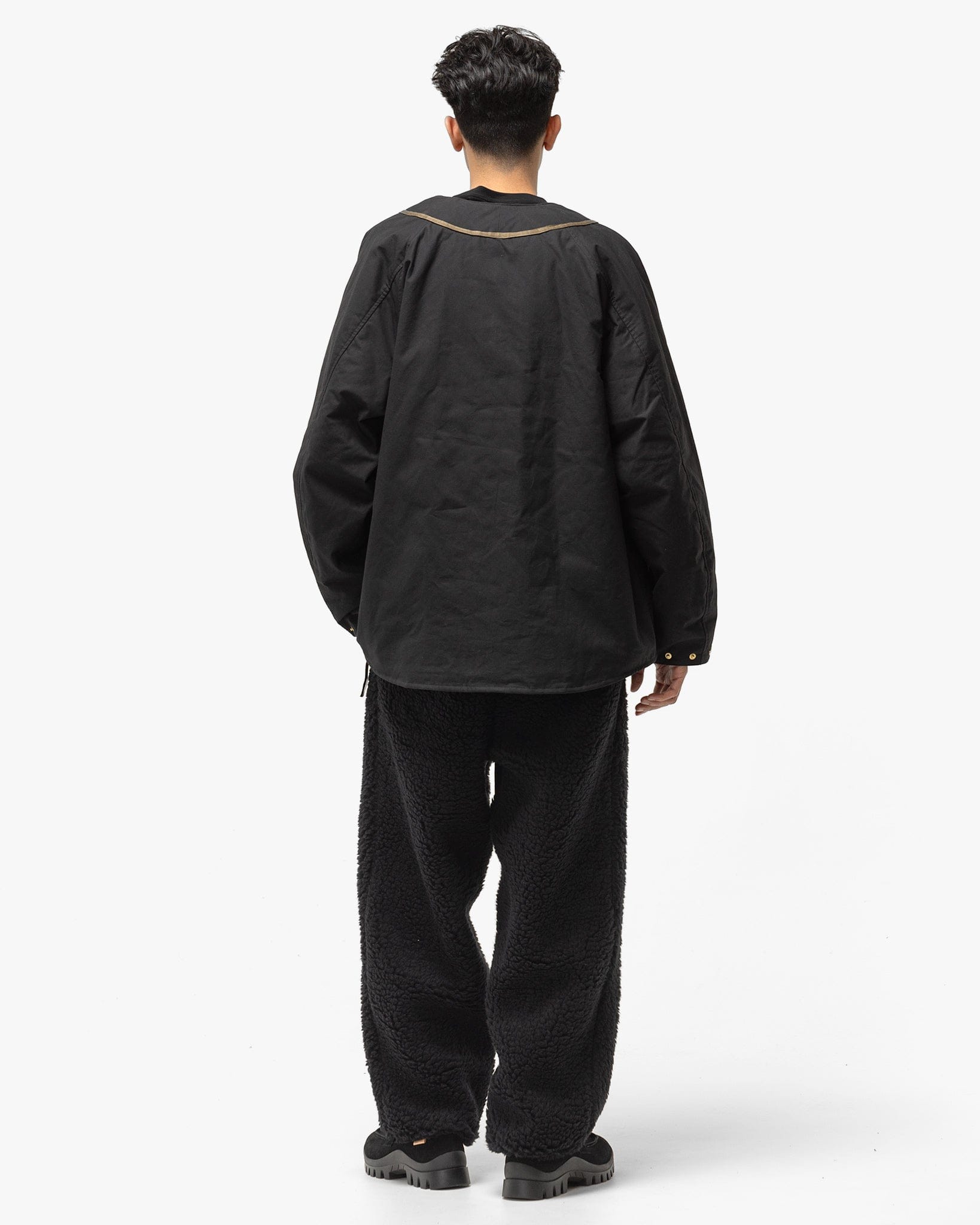 Kapital Weather Cotton Oil Coating Baseball Blouson Black