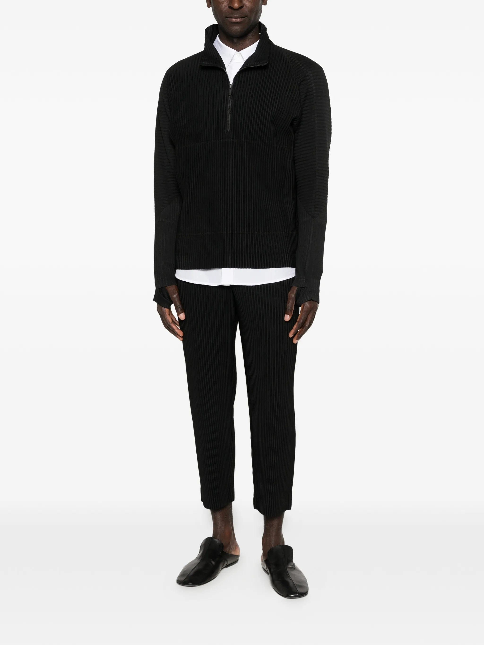 Homme Plissé Issey Miyake March pleated zip jacket