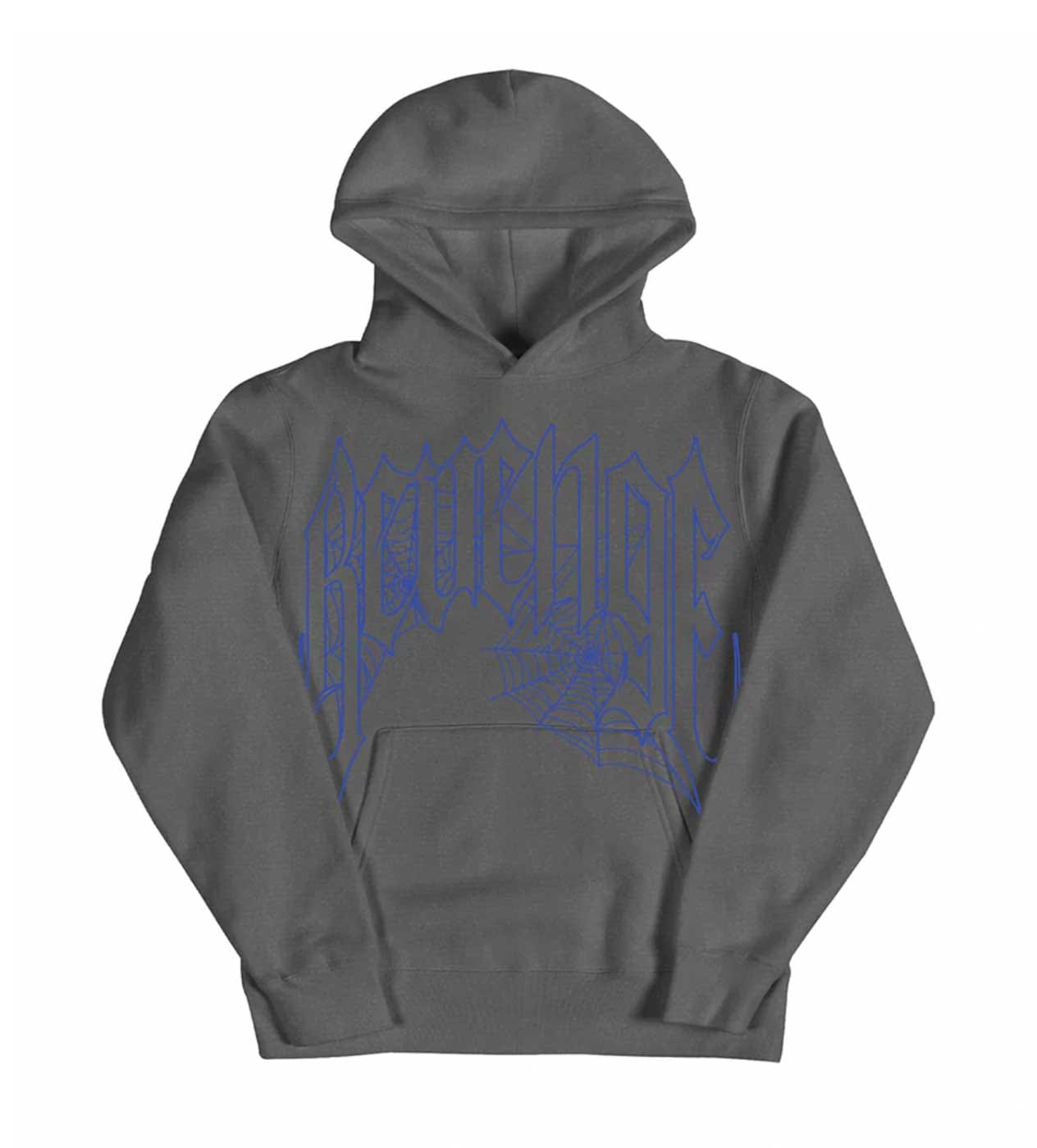 Revenge Web Cross Vintage Black Hoodie