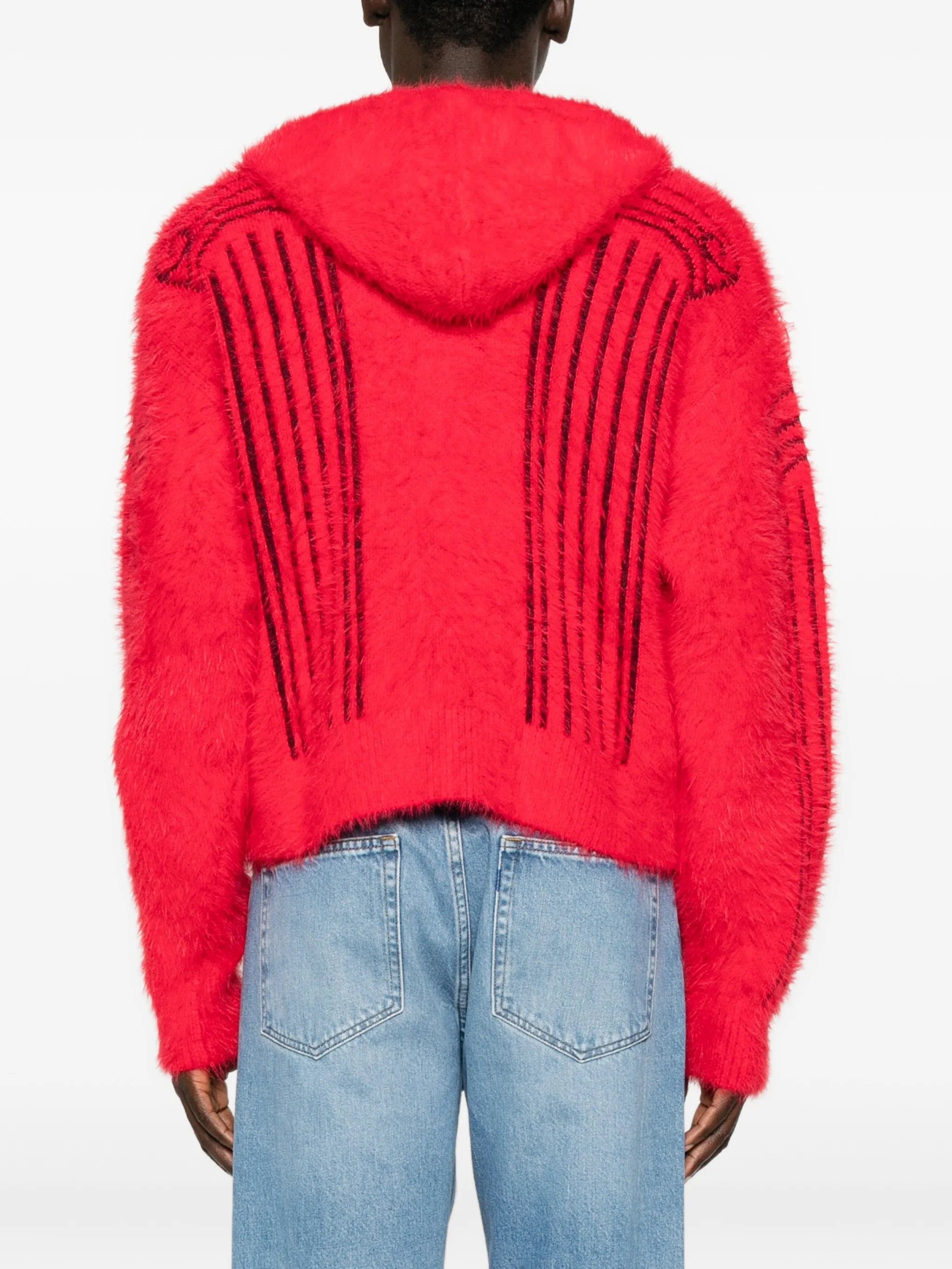 Aries column - print zip - fastening hoodie