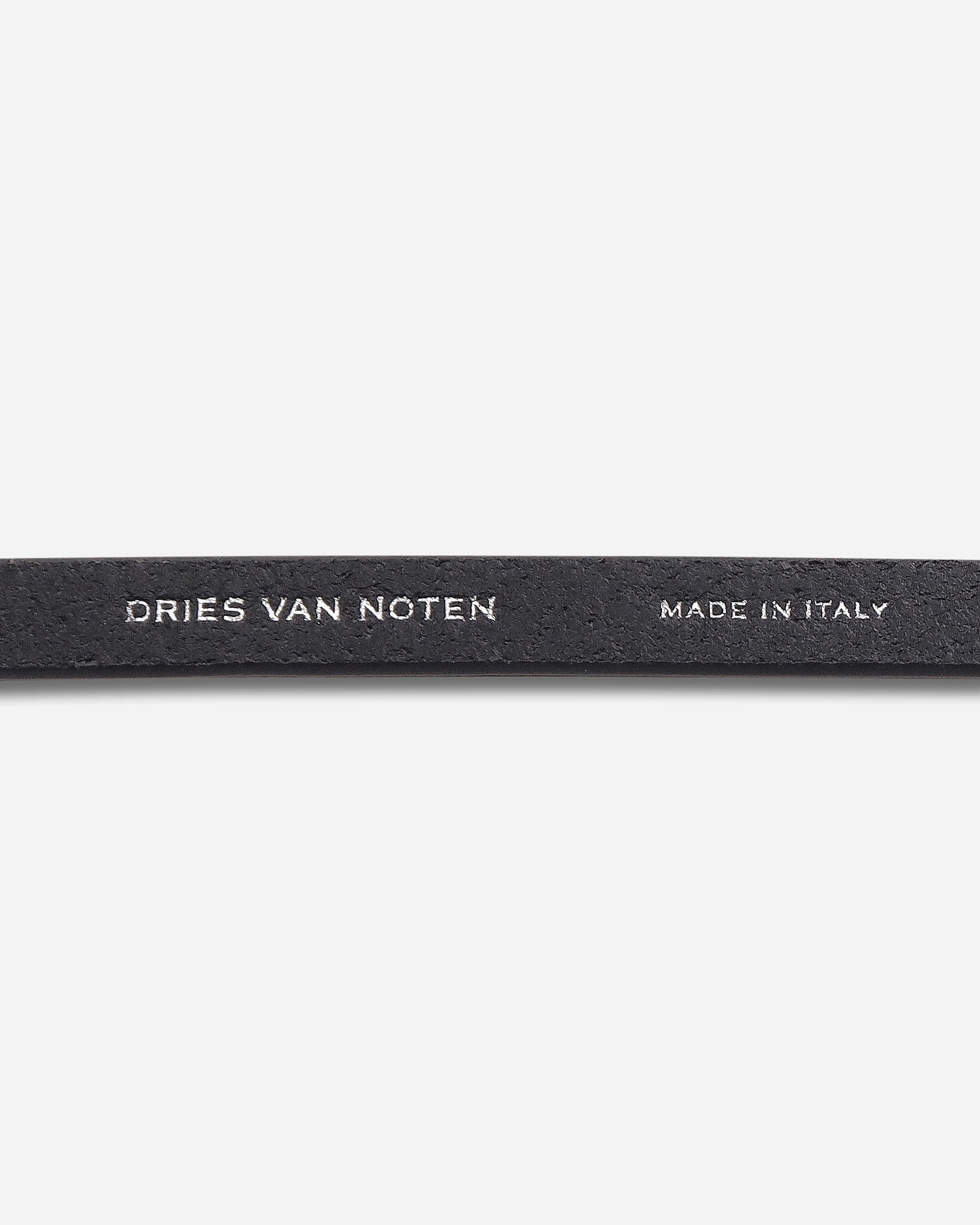 Dries Van Noten Calf Leather Belt Black