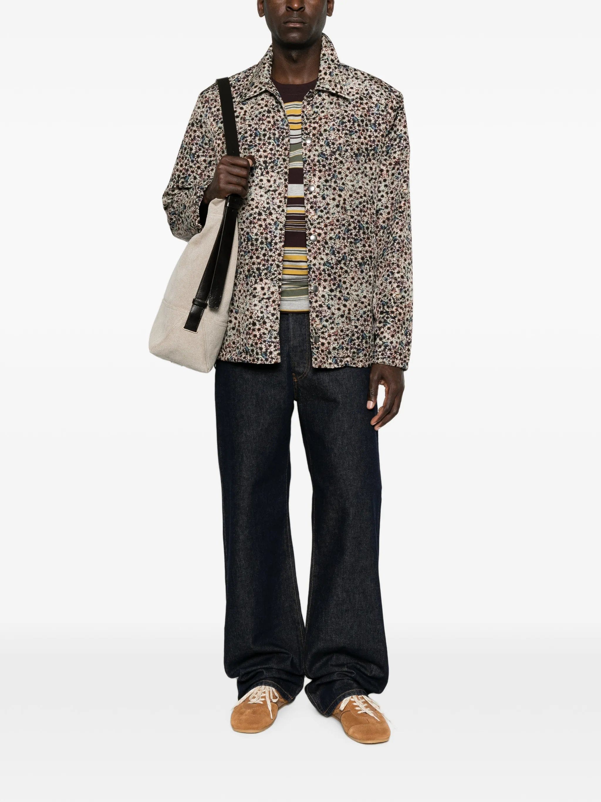 Dries Van Noten floral - print jacket