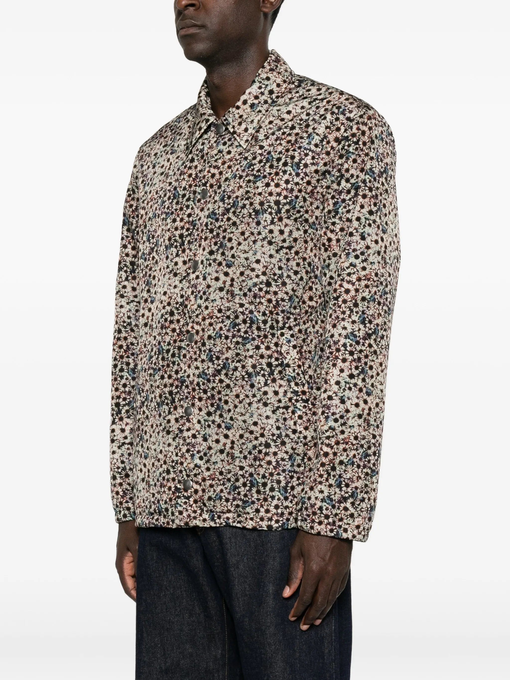 Dries Van Noten floral - print jacket
