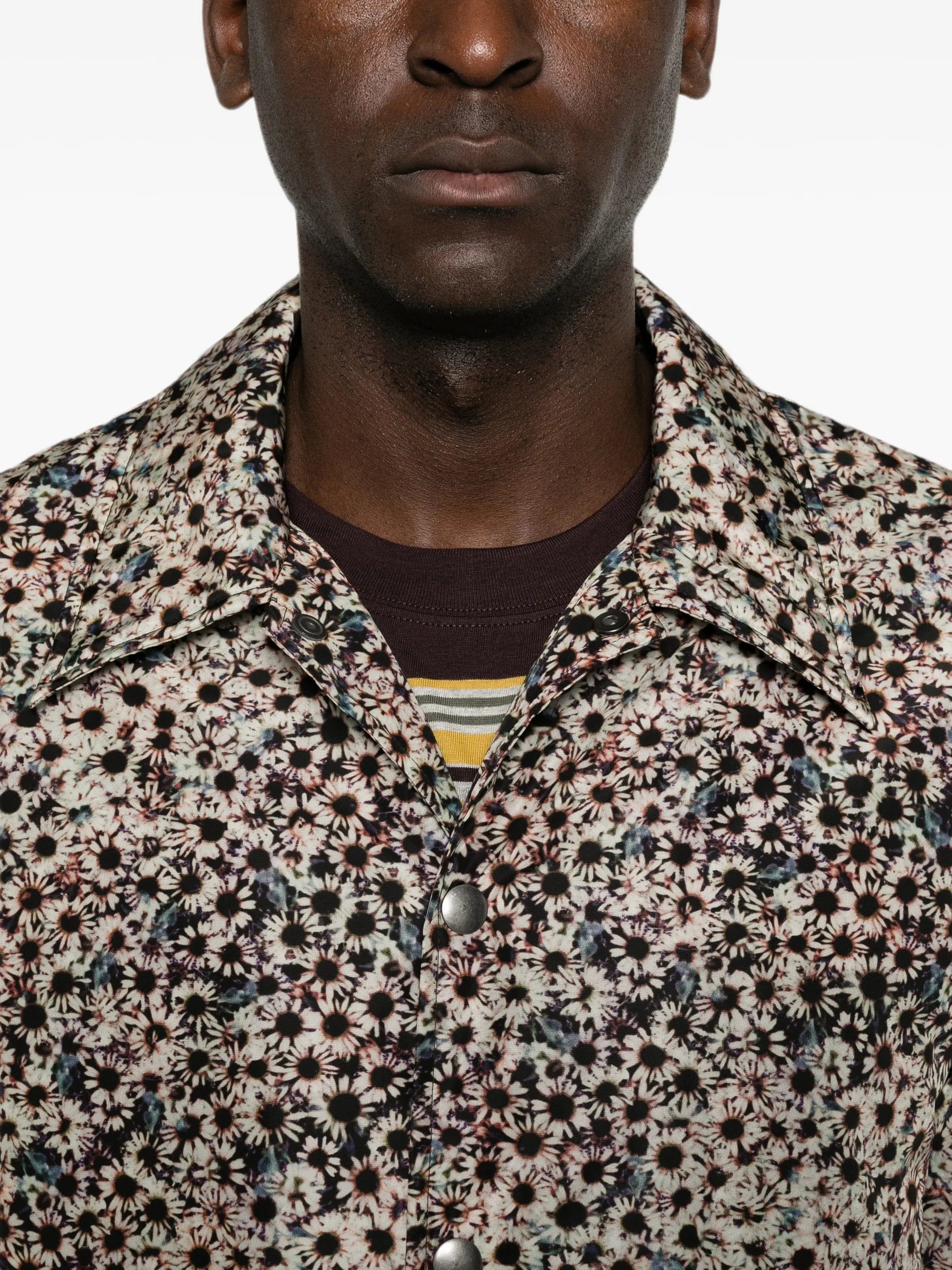 Dries Van Noten floral - print jacket