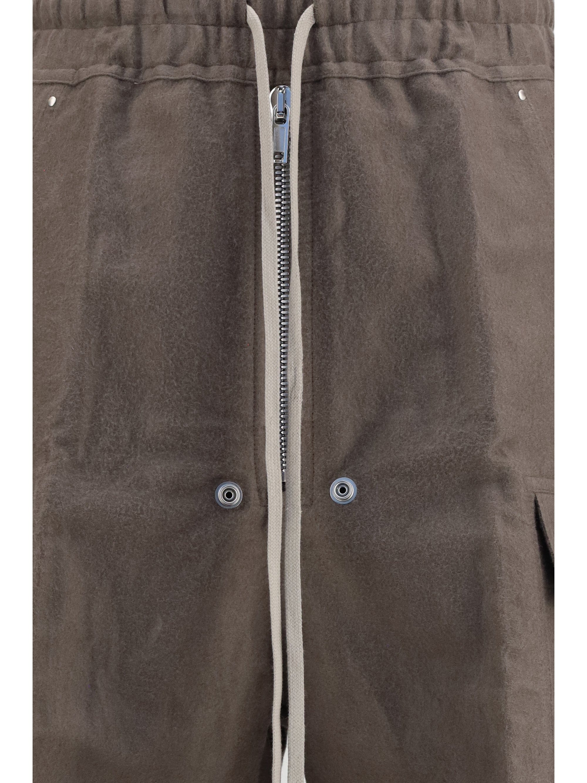 Rick Owens Cargobelas Cargo Pants — Gray