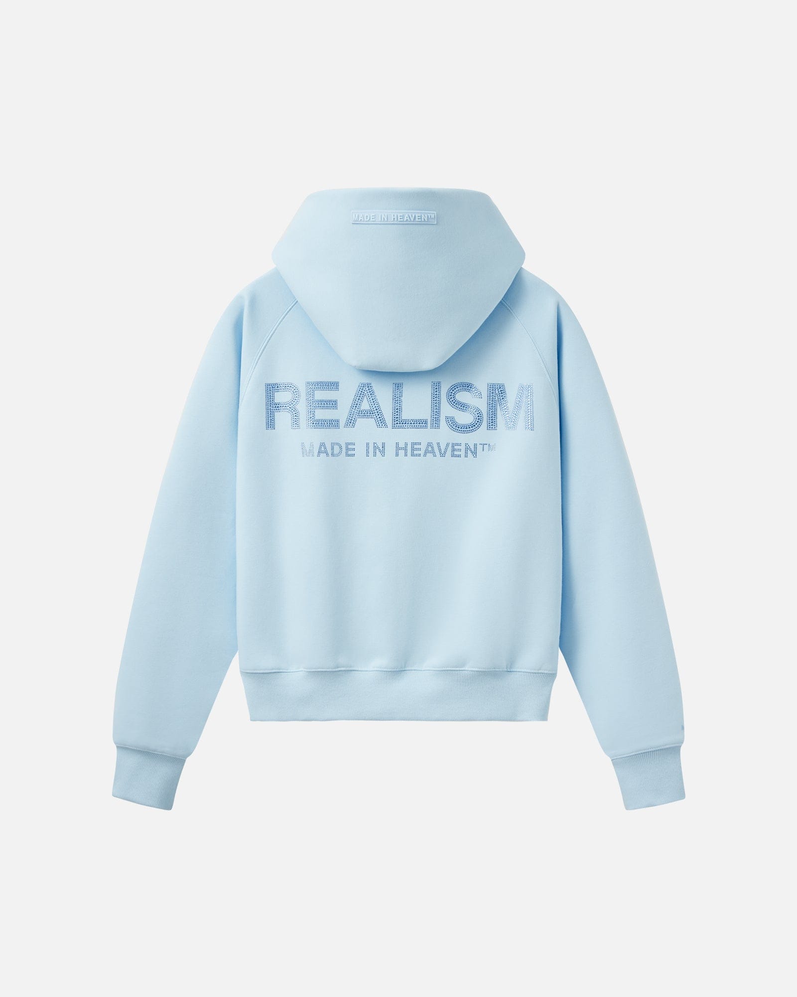 Realism SSS REALISM GLIMMER LOGO ZIP HOODIE V2 POWDER BLUE