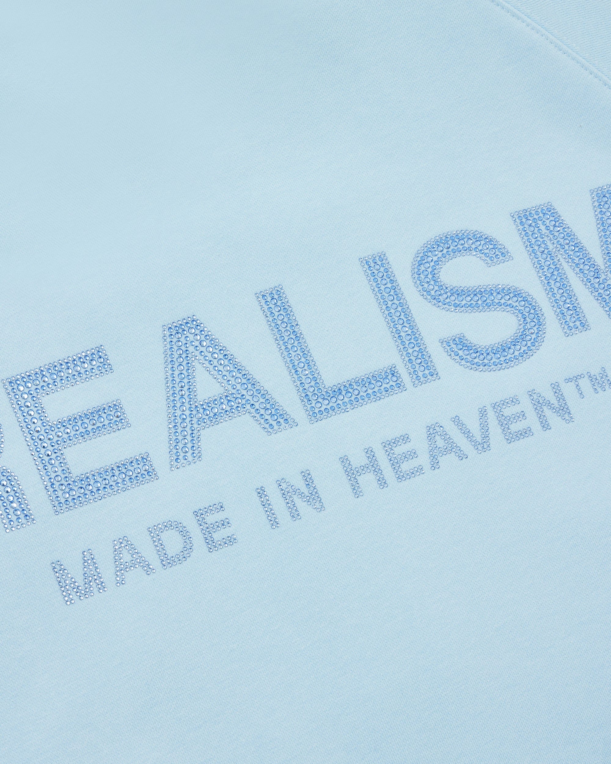 Realism SSS REALISM GLIMMER LOGO ZIP HOODIE V2 POWDER BLUE