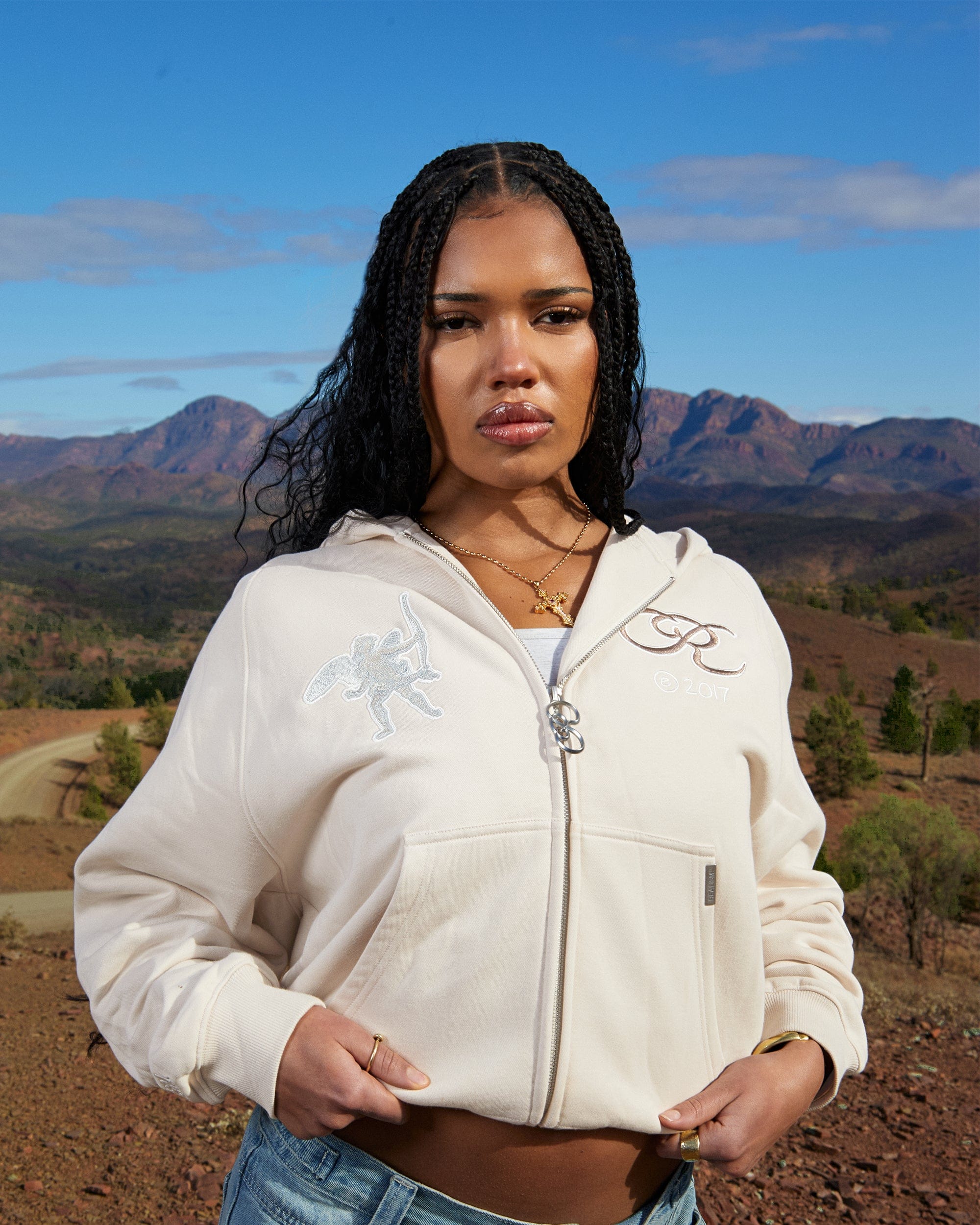 Realism SSS REALISM APOLLO ZIP HOODIE DUNE