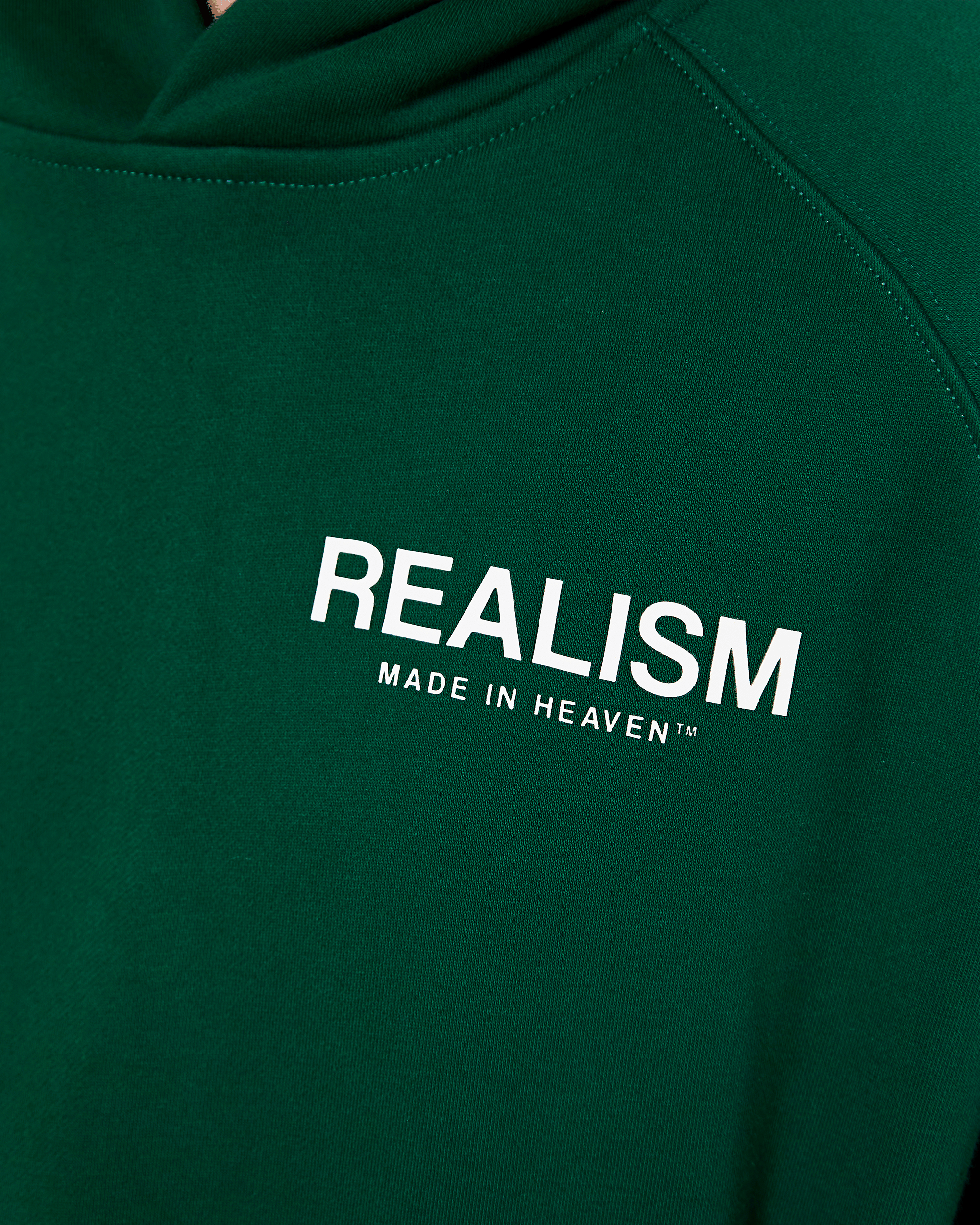 Realism SSS REALISM HEAVEN LOGO HOODIE HUNTER GREEN