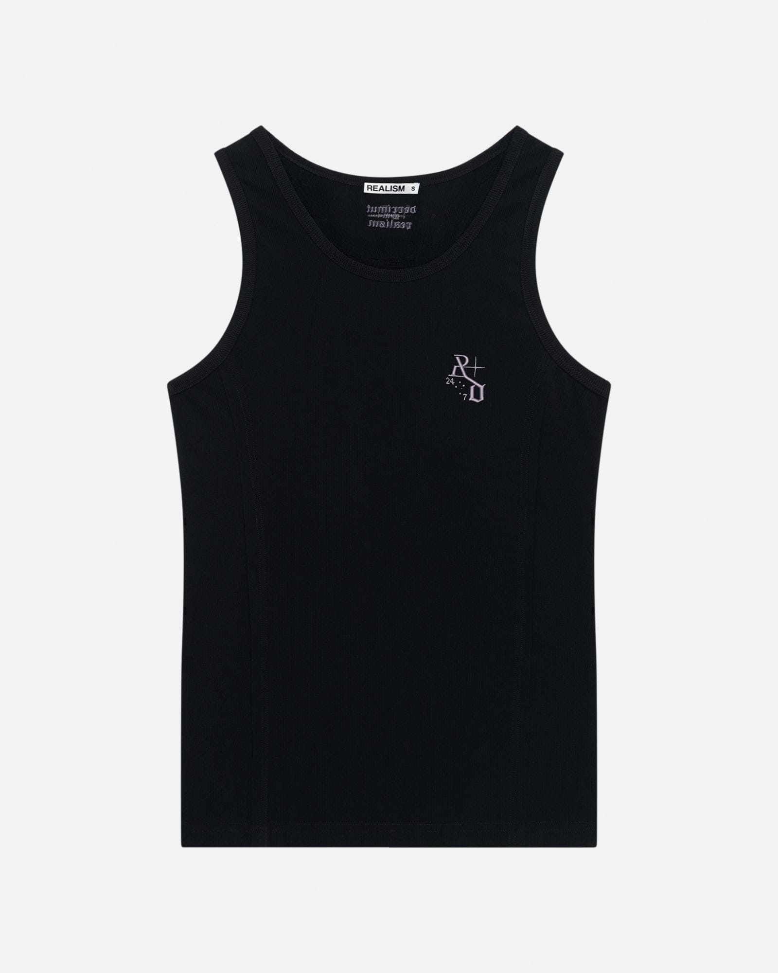 Realism SSS REALISM x DERRIMUT GYM R+D RIBBED TANK TOP BLACK