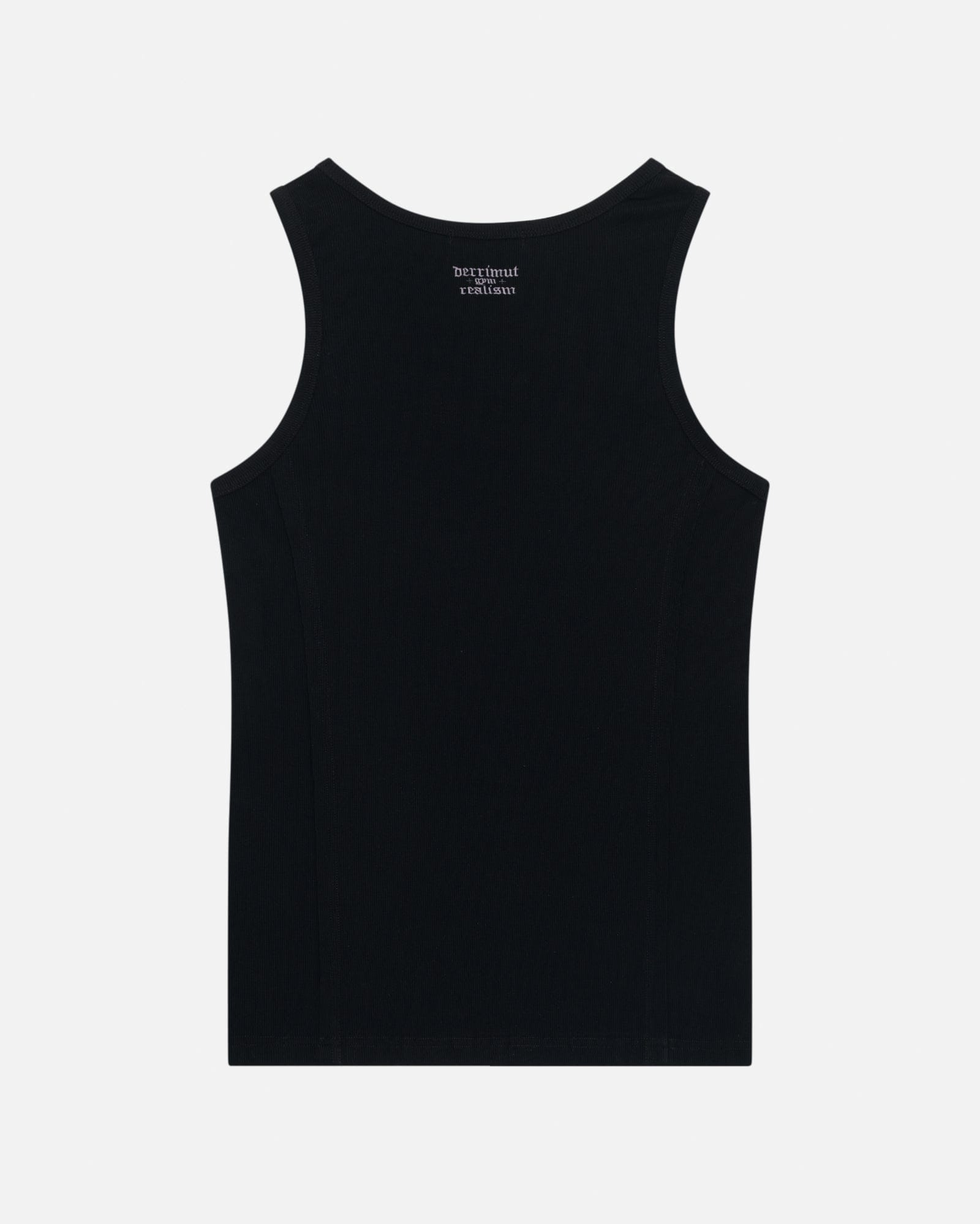 Realism SSS REALISM x DERRIMUT GYM R+D RIBBED TANK TOP BLACK