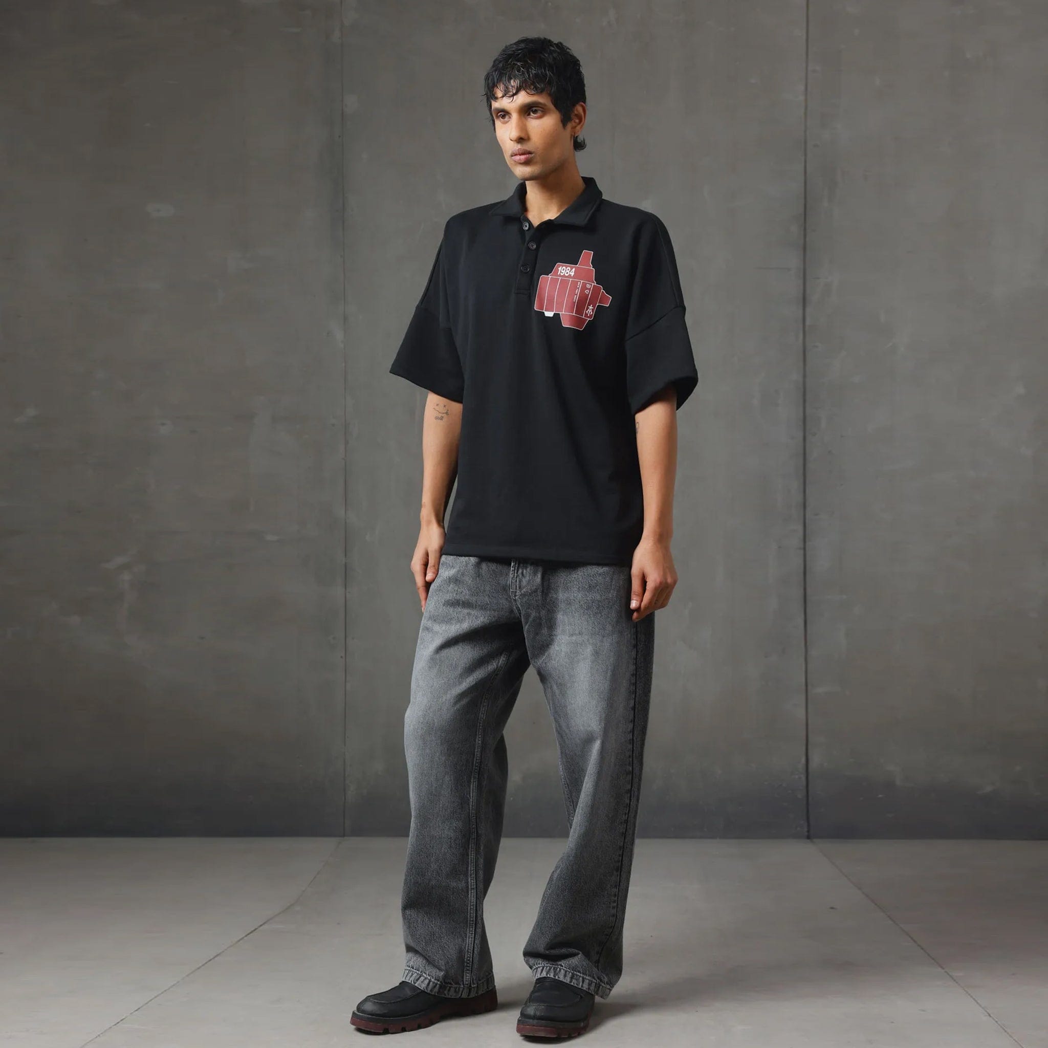 Almost Gods Assemblage Boxy Polo