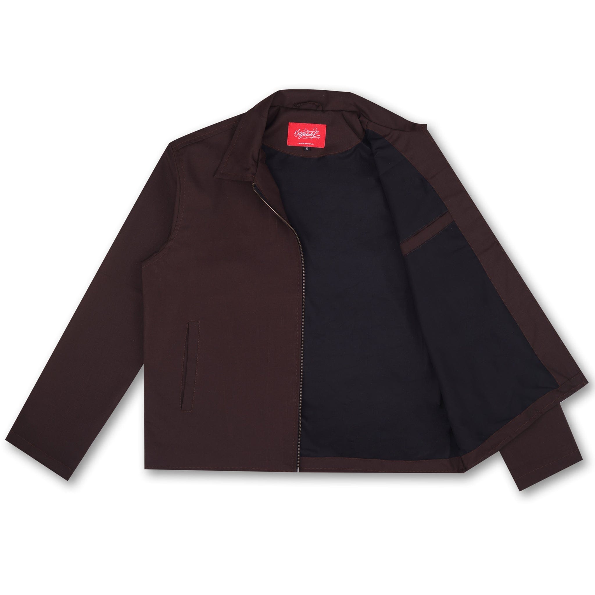 Styl-O Label S LOGO JACKET (BROWN)