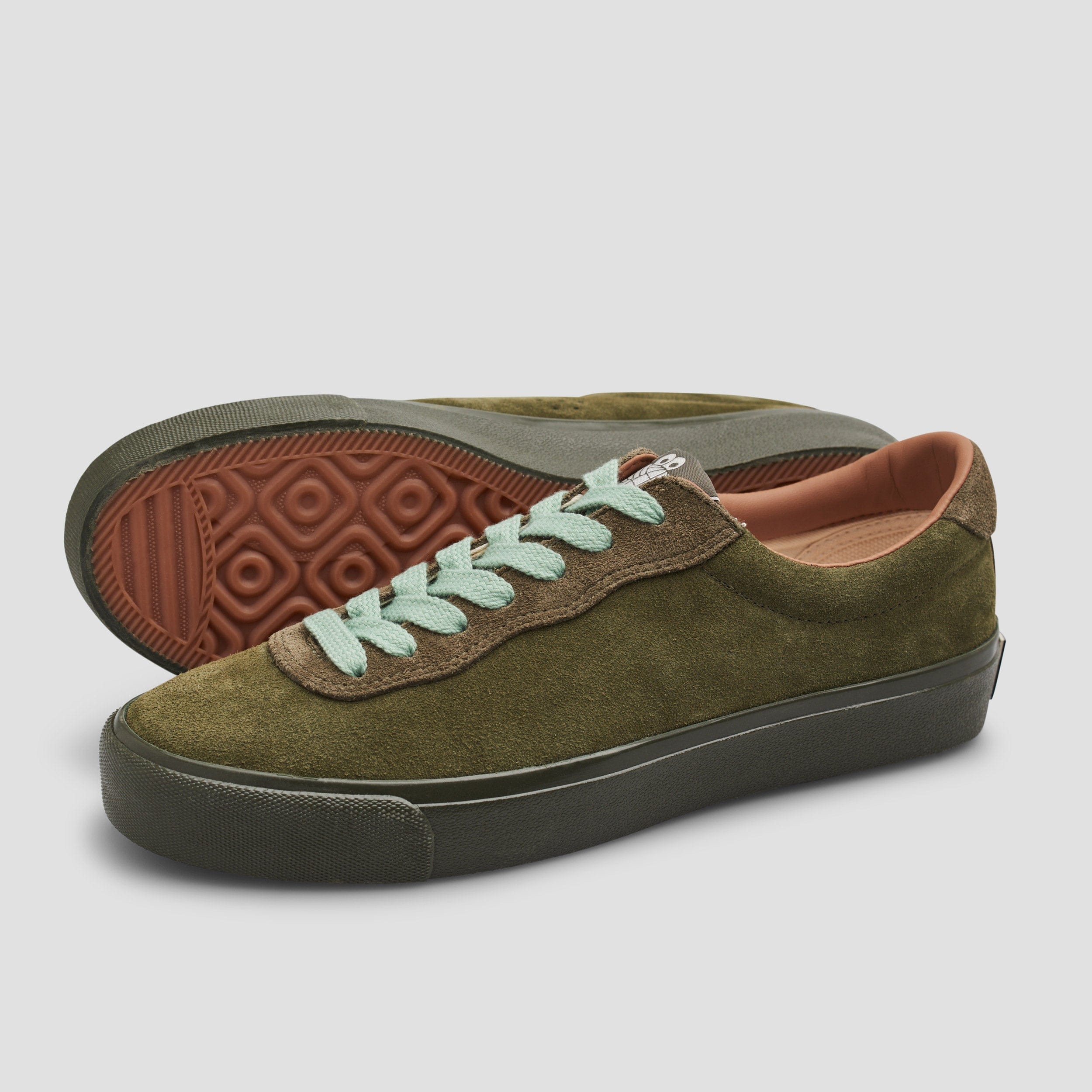 Last Resort AB VM001 Low Suede Skate Shoes Smoked Leaf / Green