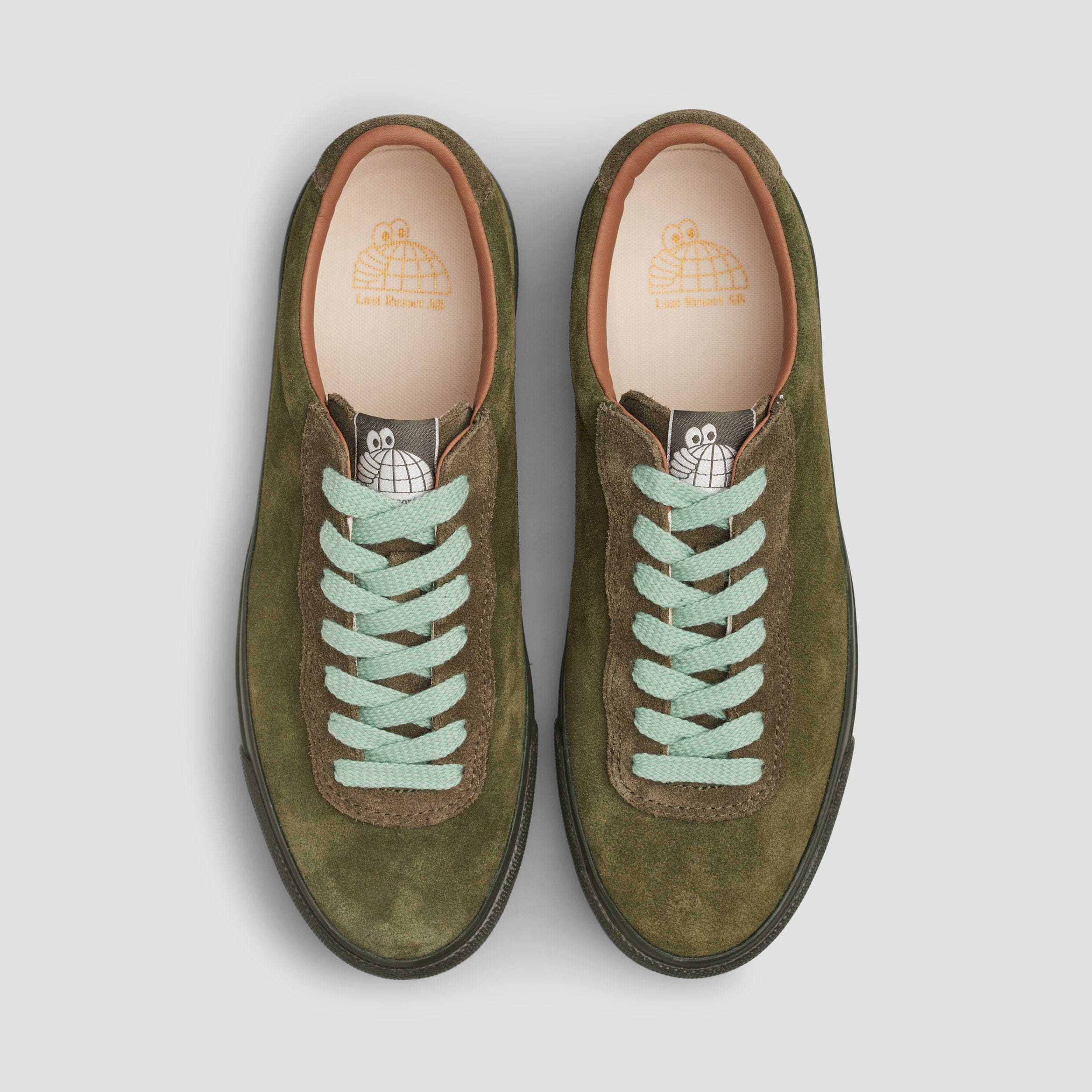 Last Resort AB VM001 Low Suede Skate Shoes Smoked Leaf / Green