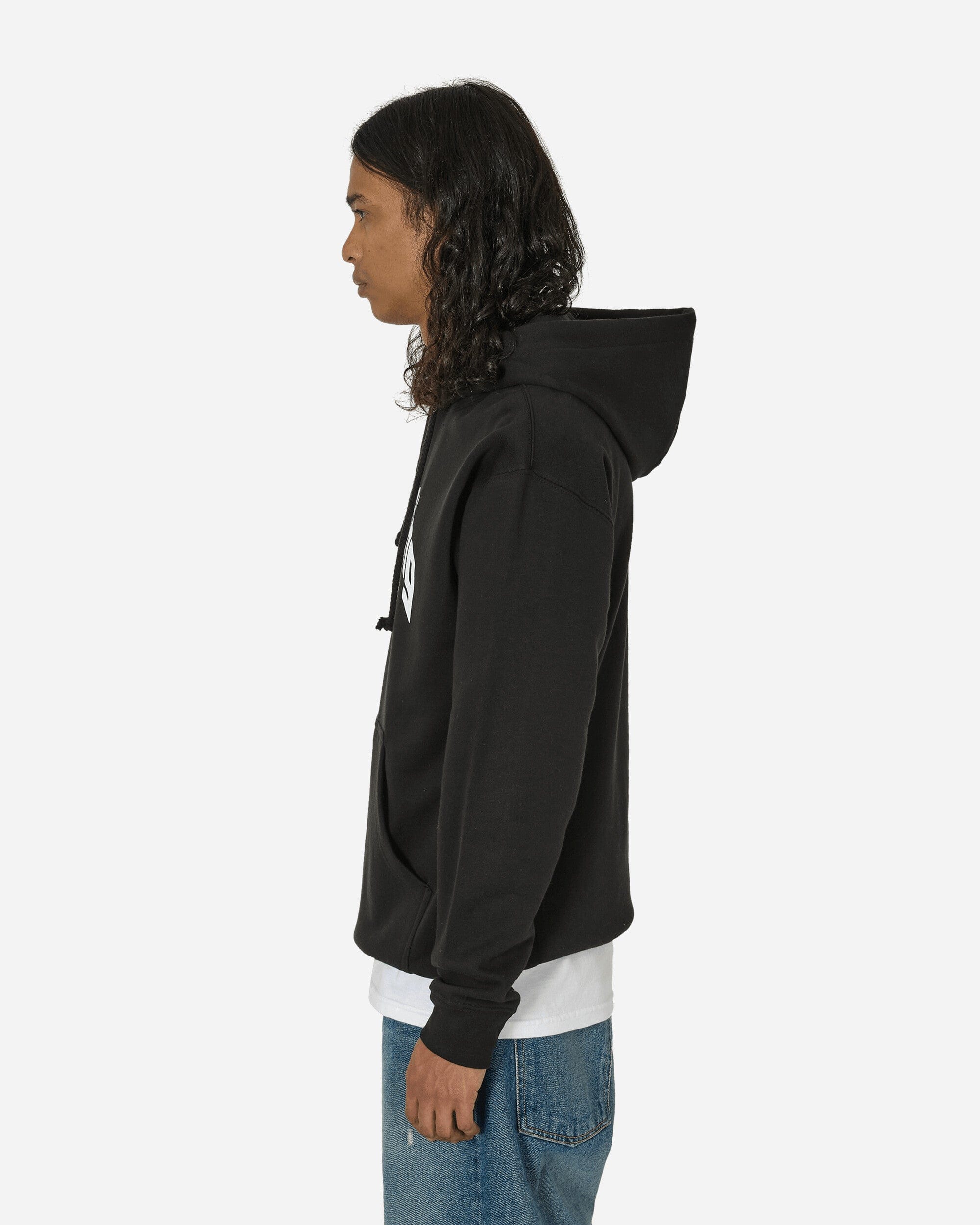 Anything Curved Logo Hoodie Black