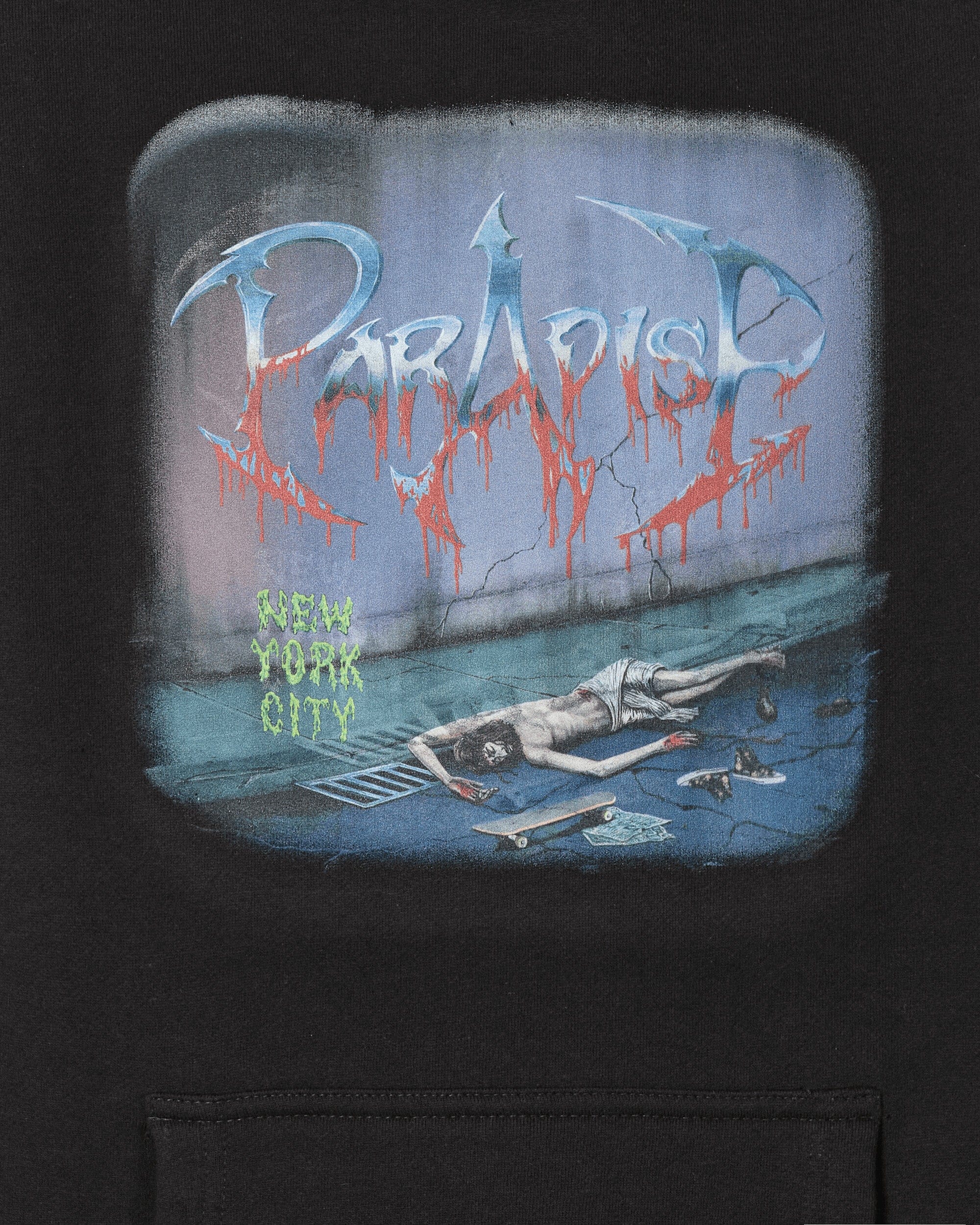 Paradis3 Obituary Hoodie Black