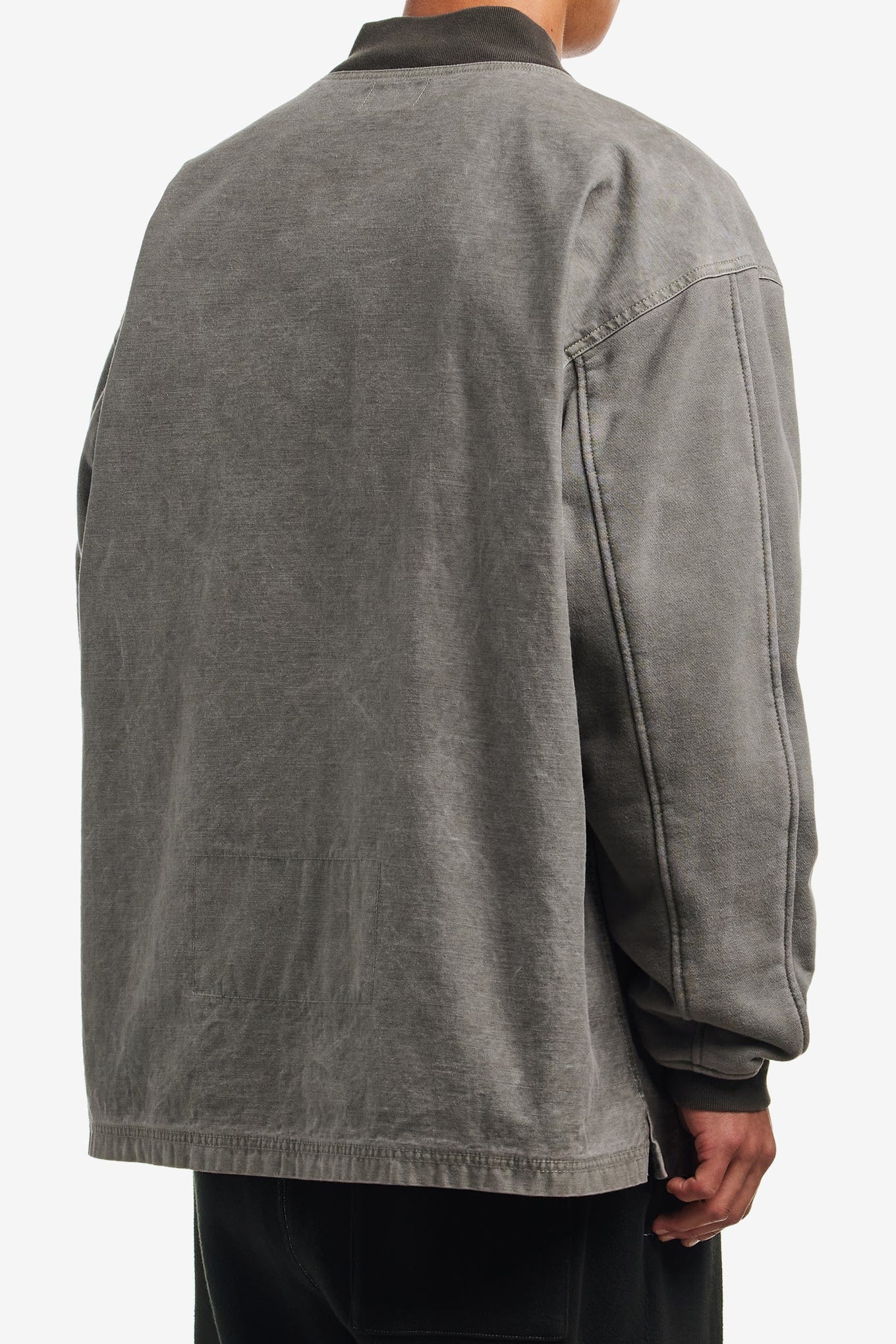 CAV EMPT OVERDYE JERSEY SLEEVE ZIP JACKET