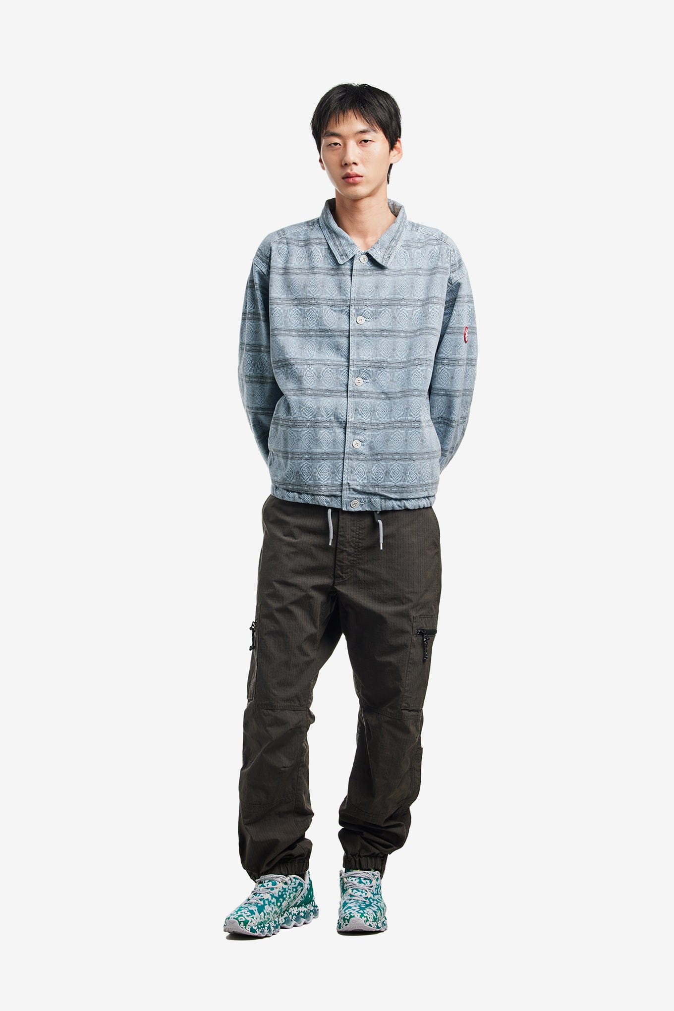 CAV EMPT OVERDYE FK PATTERN BUTTON JACKET