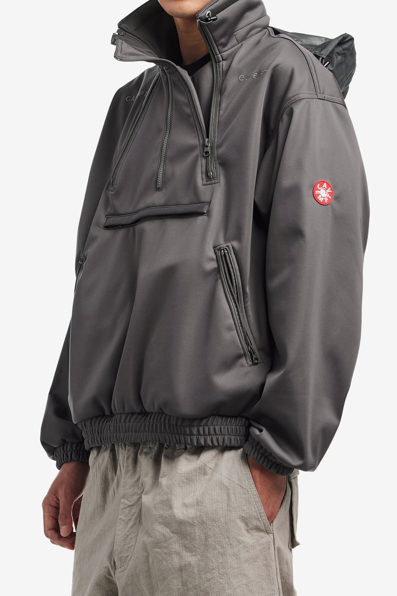 CAV EMPT FLEECE BACK HALF ZIP