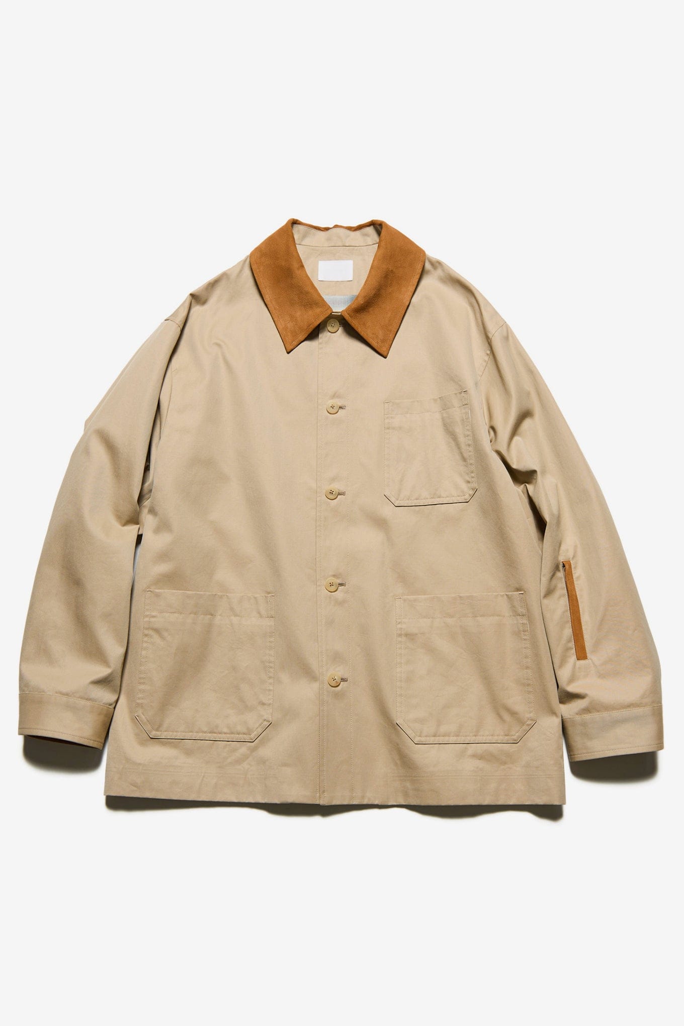 Sophnet. LEATHER COLLAR COVERALL