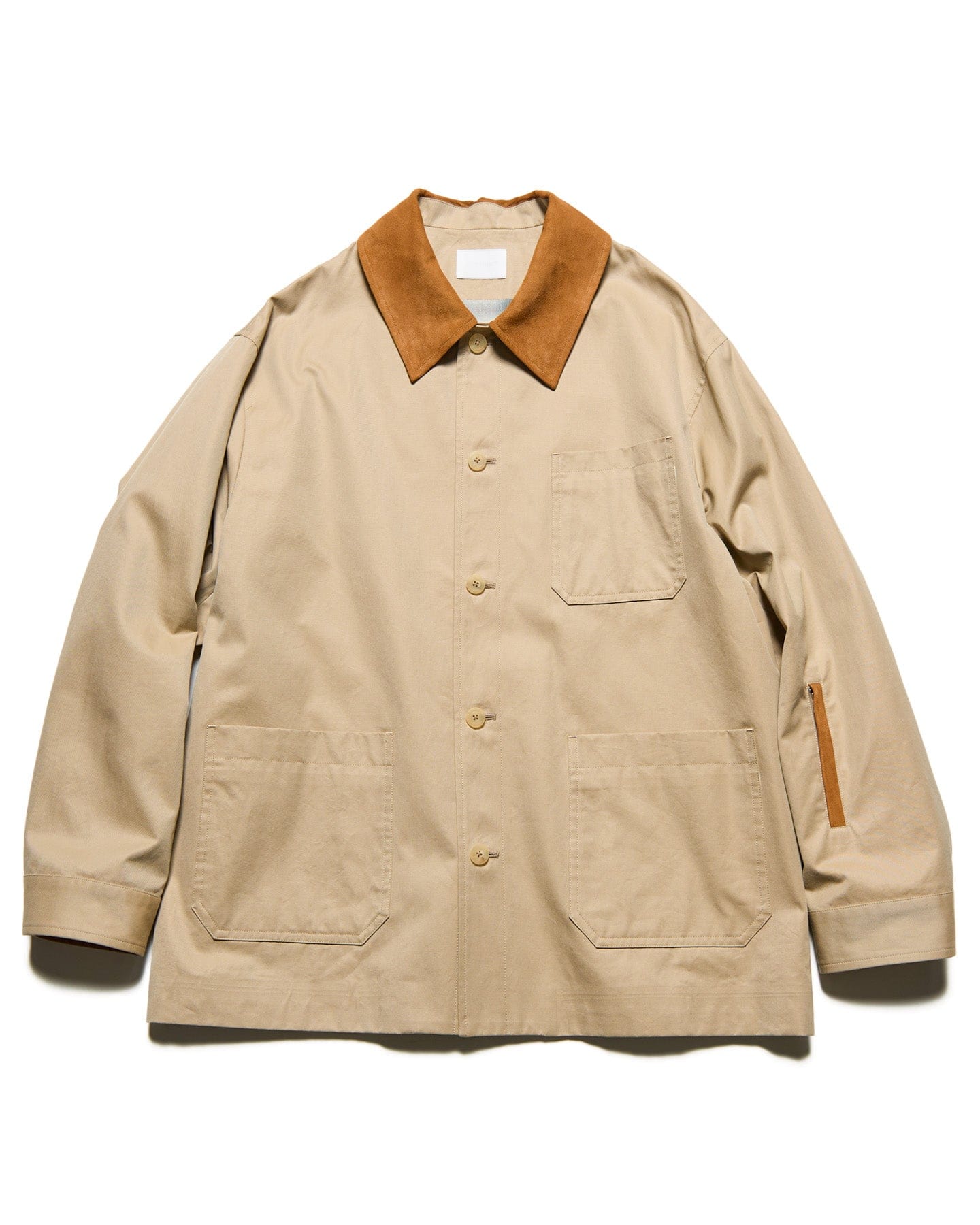 Sophnet. LEATHER COLLAR COVERALL