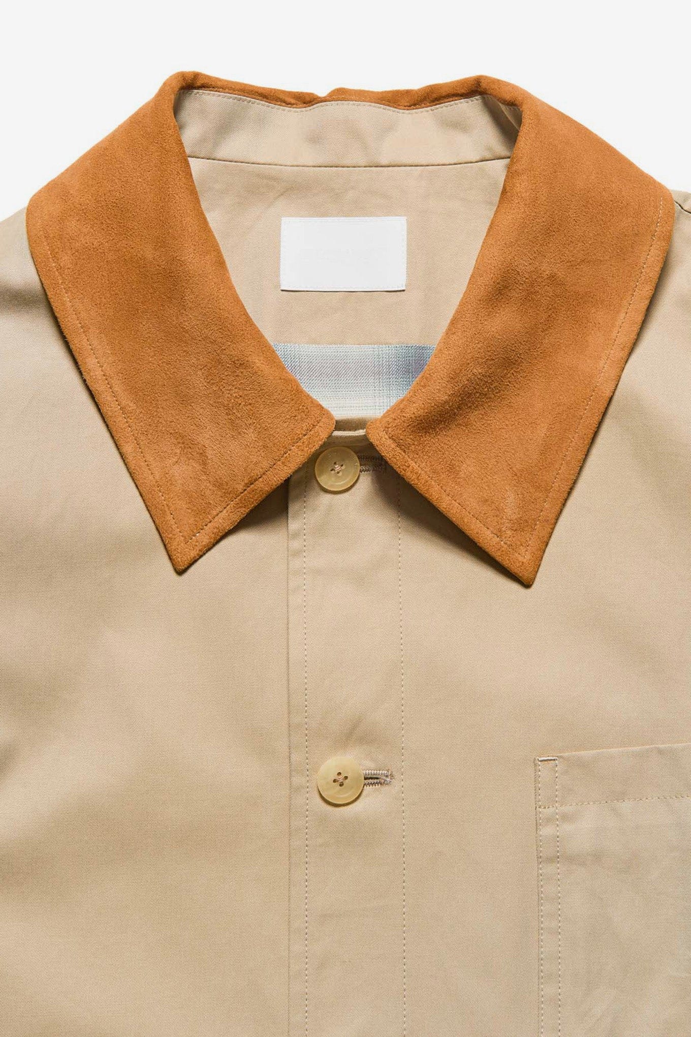 Sophnet. LEATHER COLLAR COVERALL