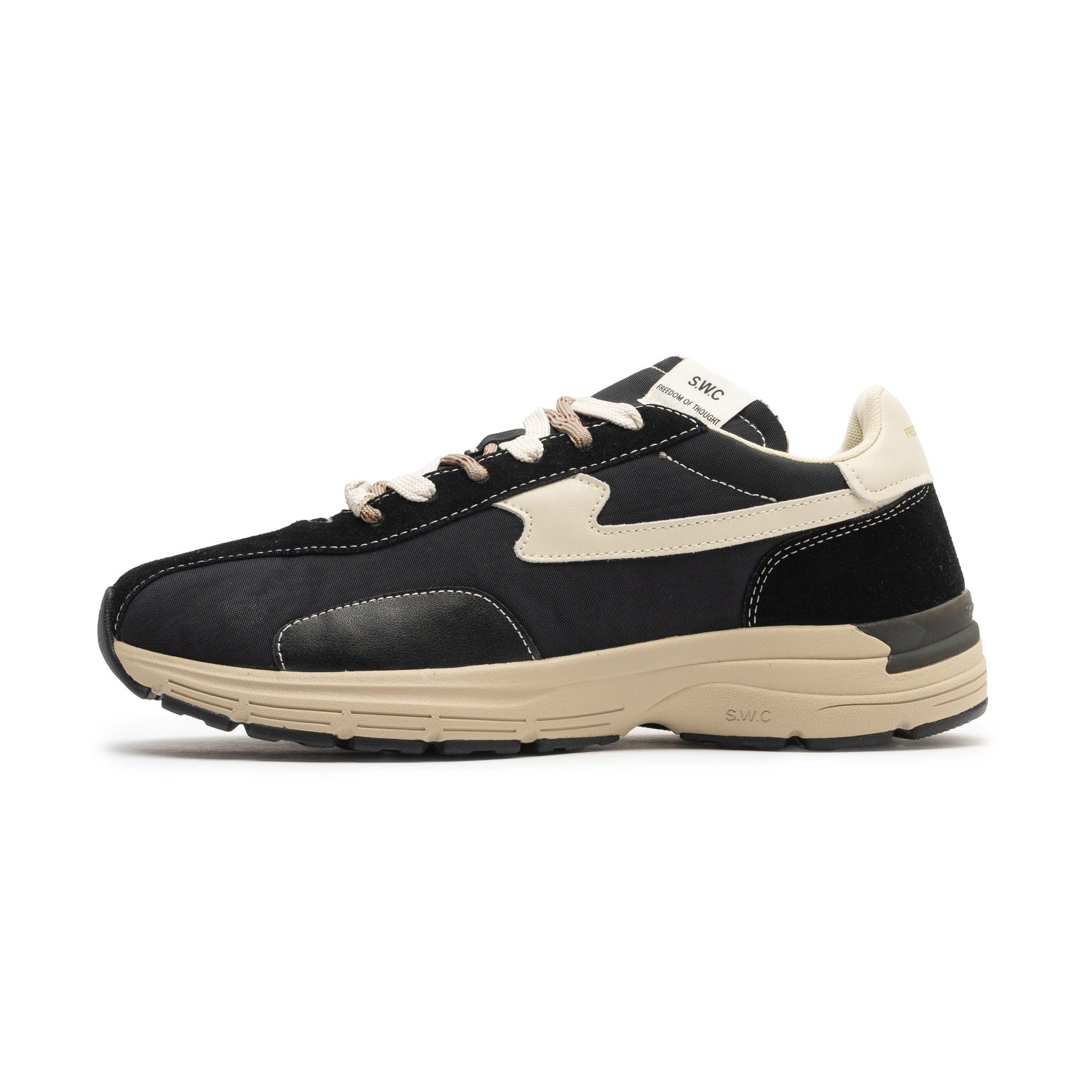 Stepney Workers Club LEGION S - STRIKE SUEDE NYTEK BLACK YP09015