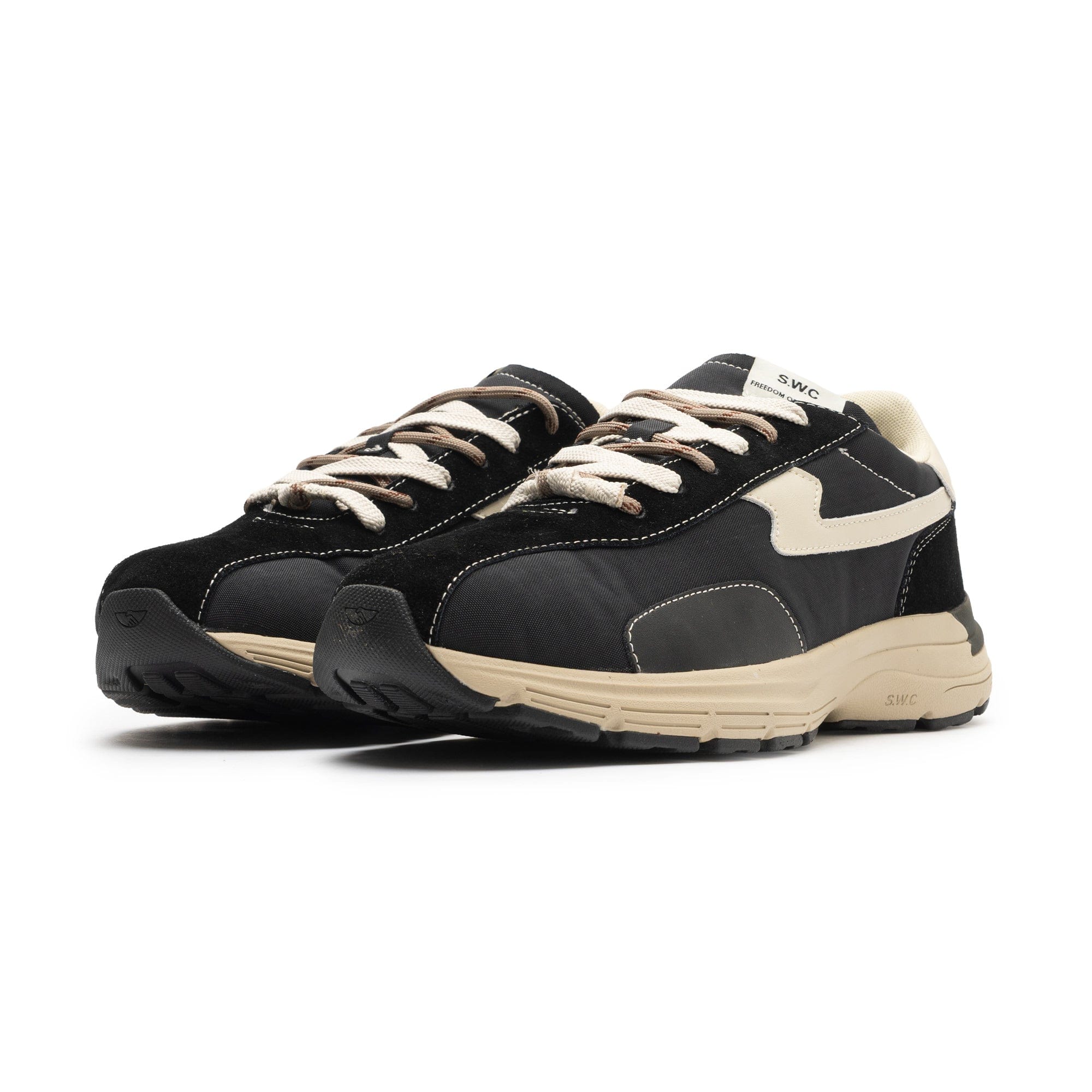 Stepney Workers Club LEGION S - STRIKE SUEDE NYTEK BLACK YP09015