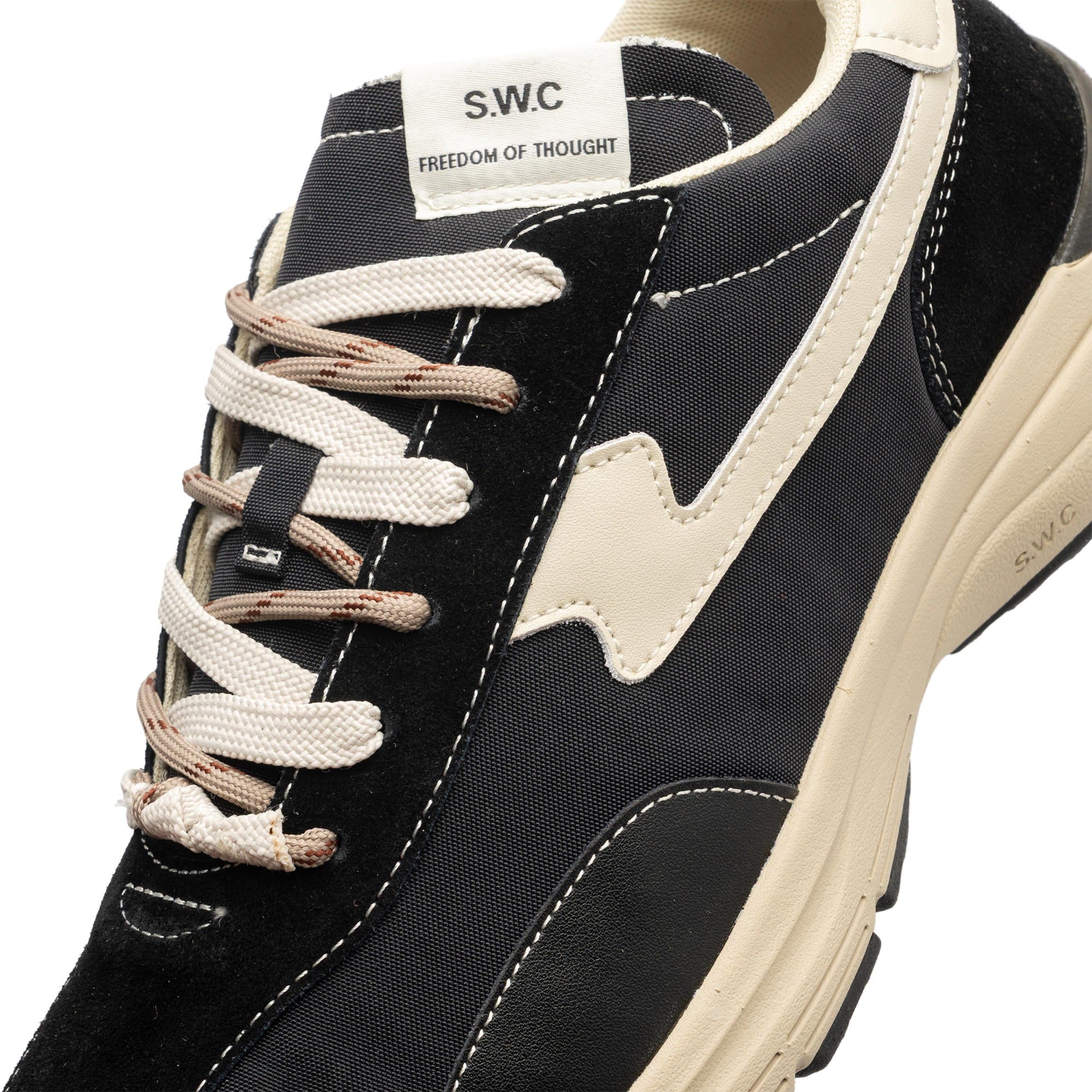 Stepney Workers Club LEGION S - STRIKE SUEDE NYTEK BLACK YP09015