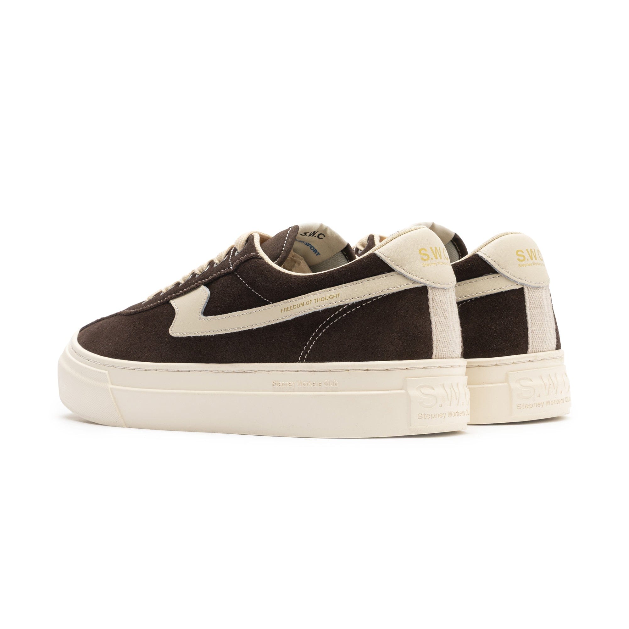 Stepney Workers Club DELLOW S - STRIKE SUEDE DK BROWN YA25215