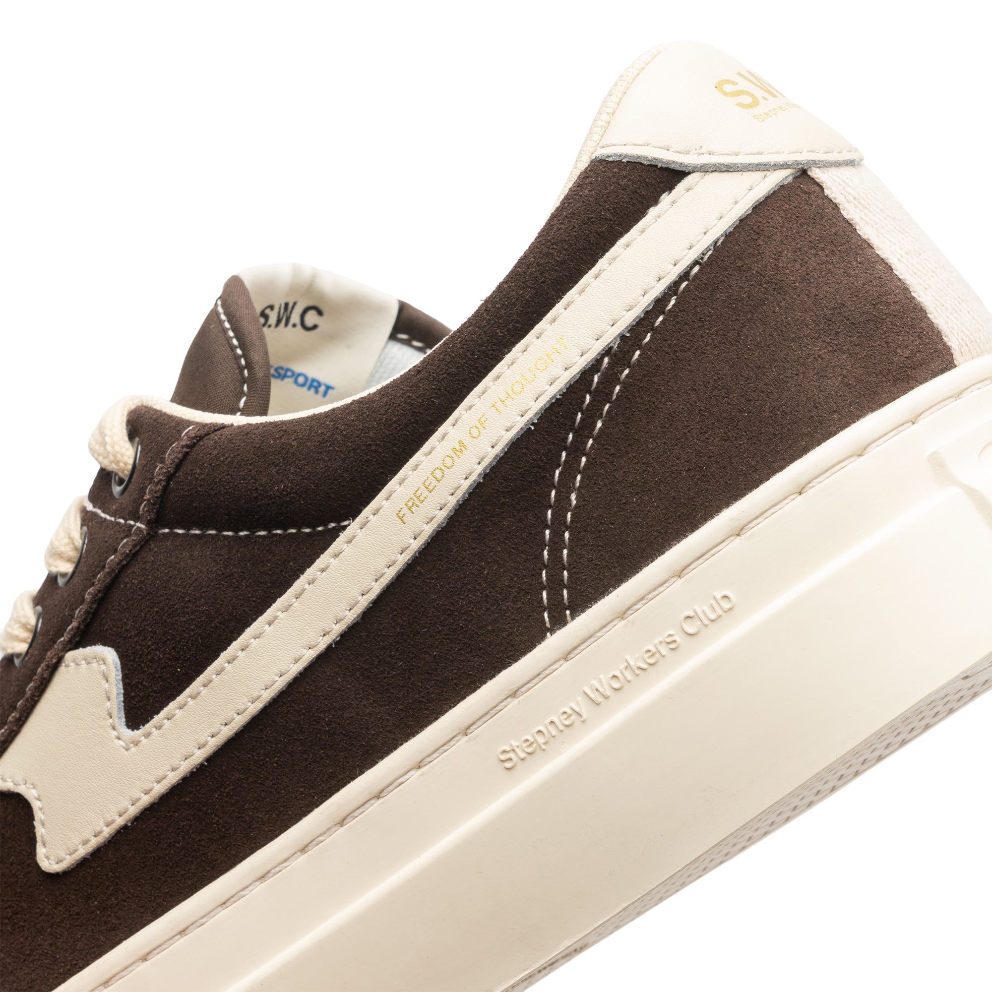 Stepney Workers Club DELLOW S - STRIKE SUEDE DK BROWN YA25215